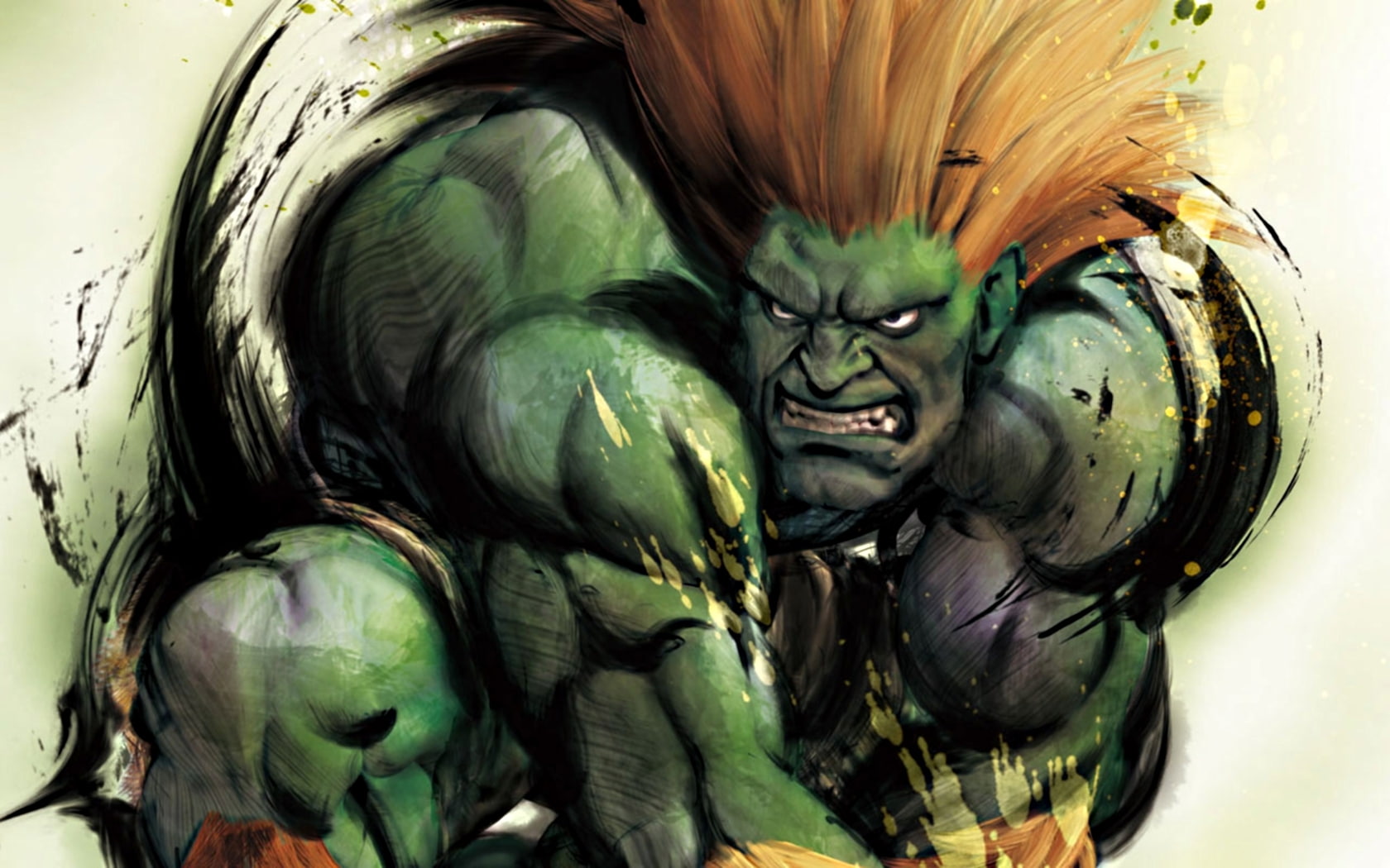 hd, street fighter, video, games, 720P, art, Blanka, x, fighter, street, HD Wallpaper