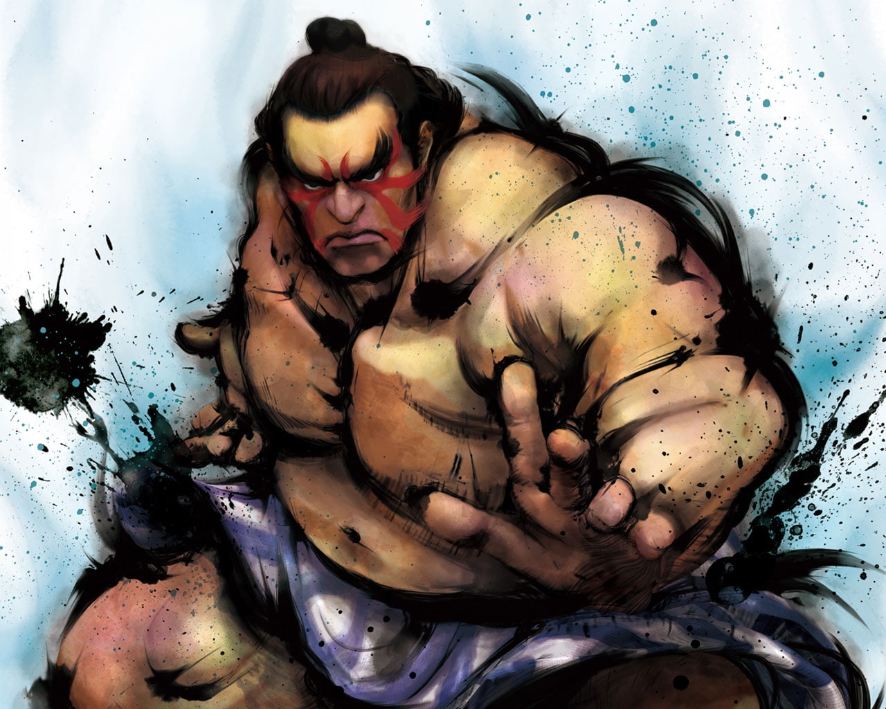 video, art, games, street, honda, Street Fighter IV, e, hd, fighter, iv, E. Honda, 720P, HD Wallpaper