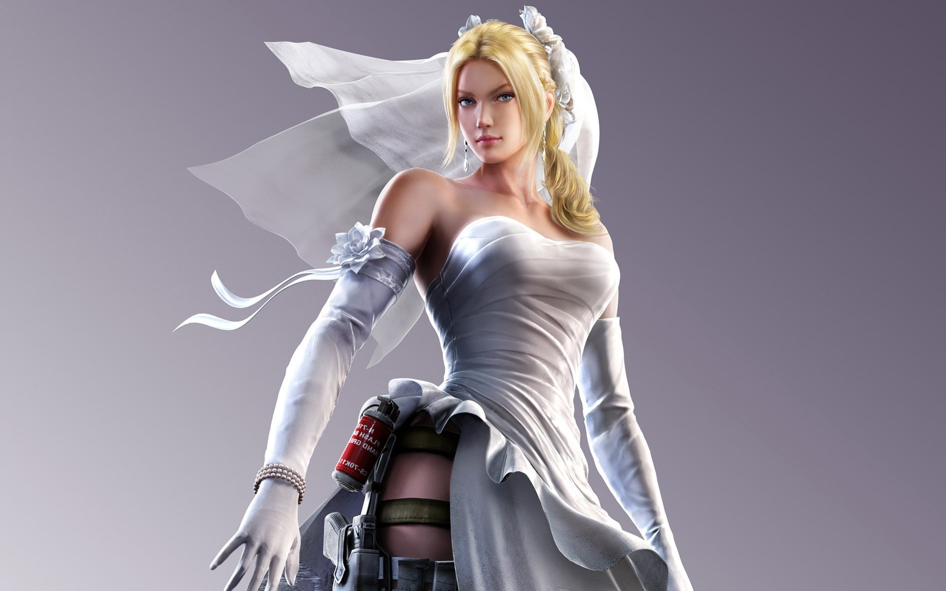 artwork, Nina Williams (Tekken), video games, 1080P, HD Wallpaper