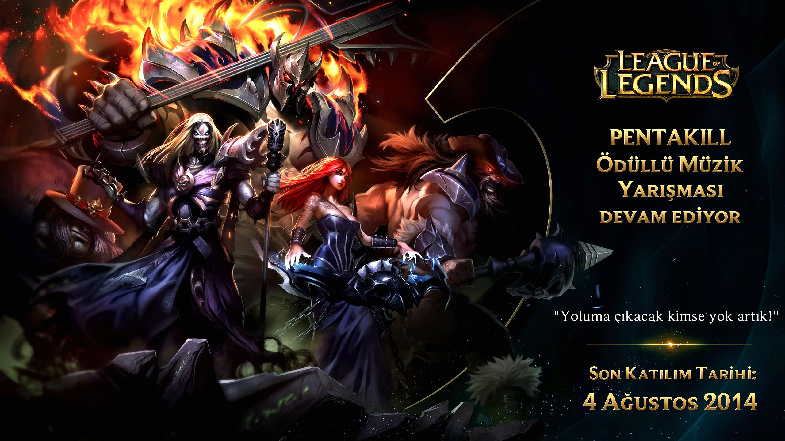 metal, fantasy, legends, heavy, league, mmo, fighting, online, 2K, pentakill, HD Wallpaper