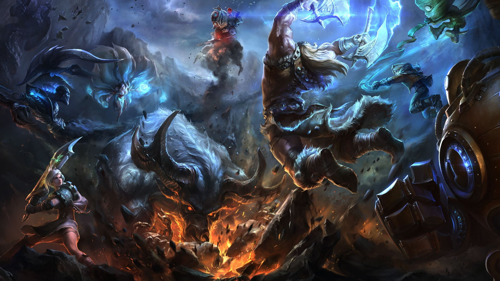 fantasy, online, mmo, fighting, 1080P, heavy, legends, league, pentakill, metal, HD Wallpaper