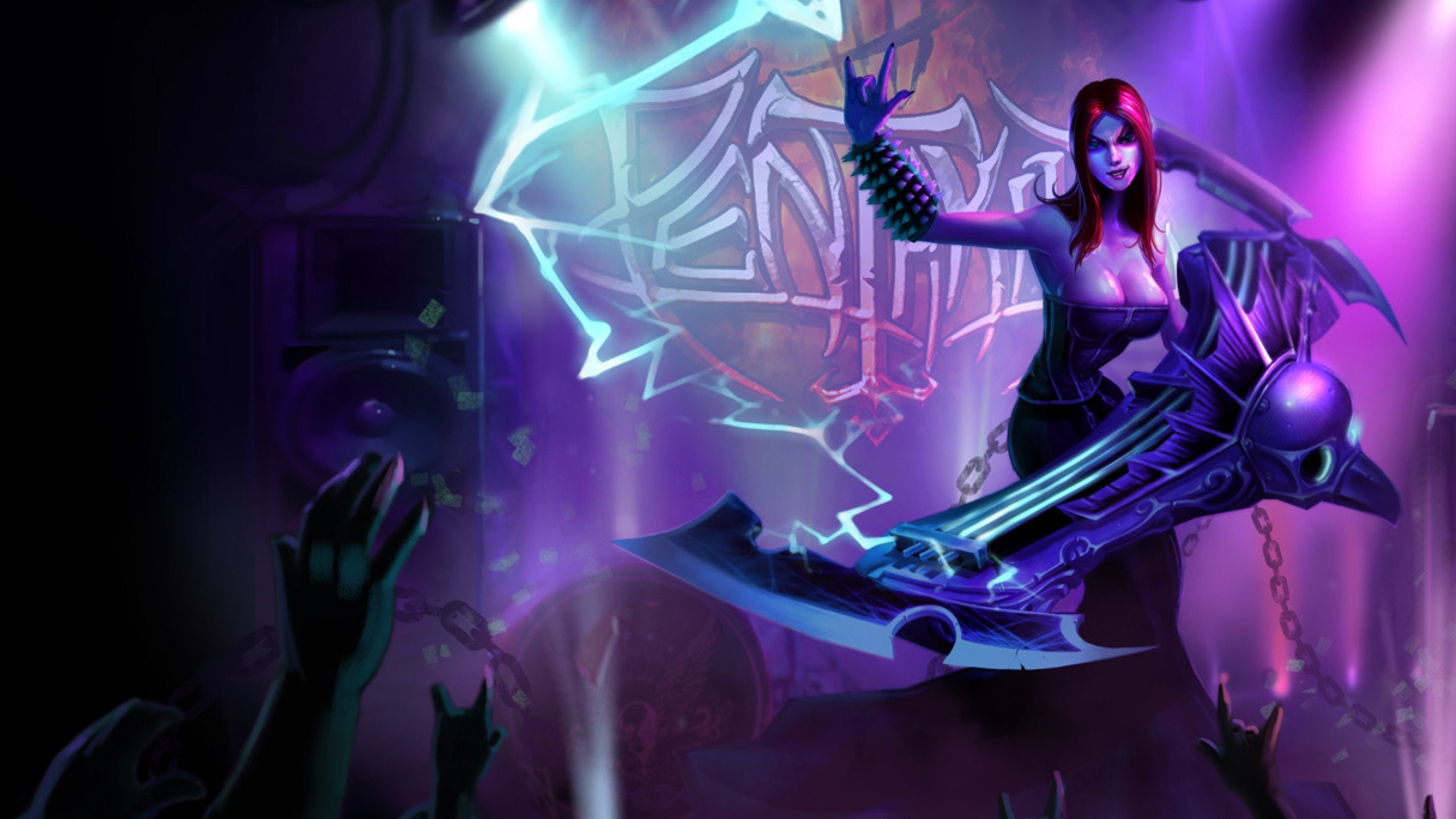 heavy, league, metal, legends, 2K, mmo, online, fighting, pentakill, fantasy, HD Wallpaper