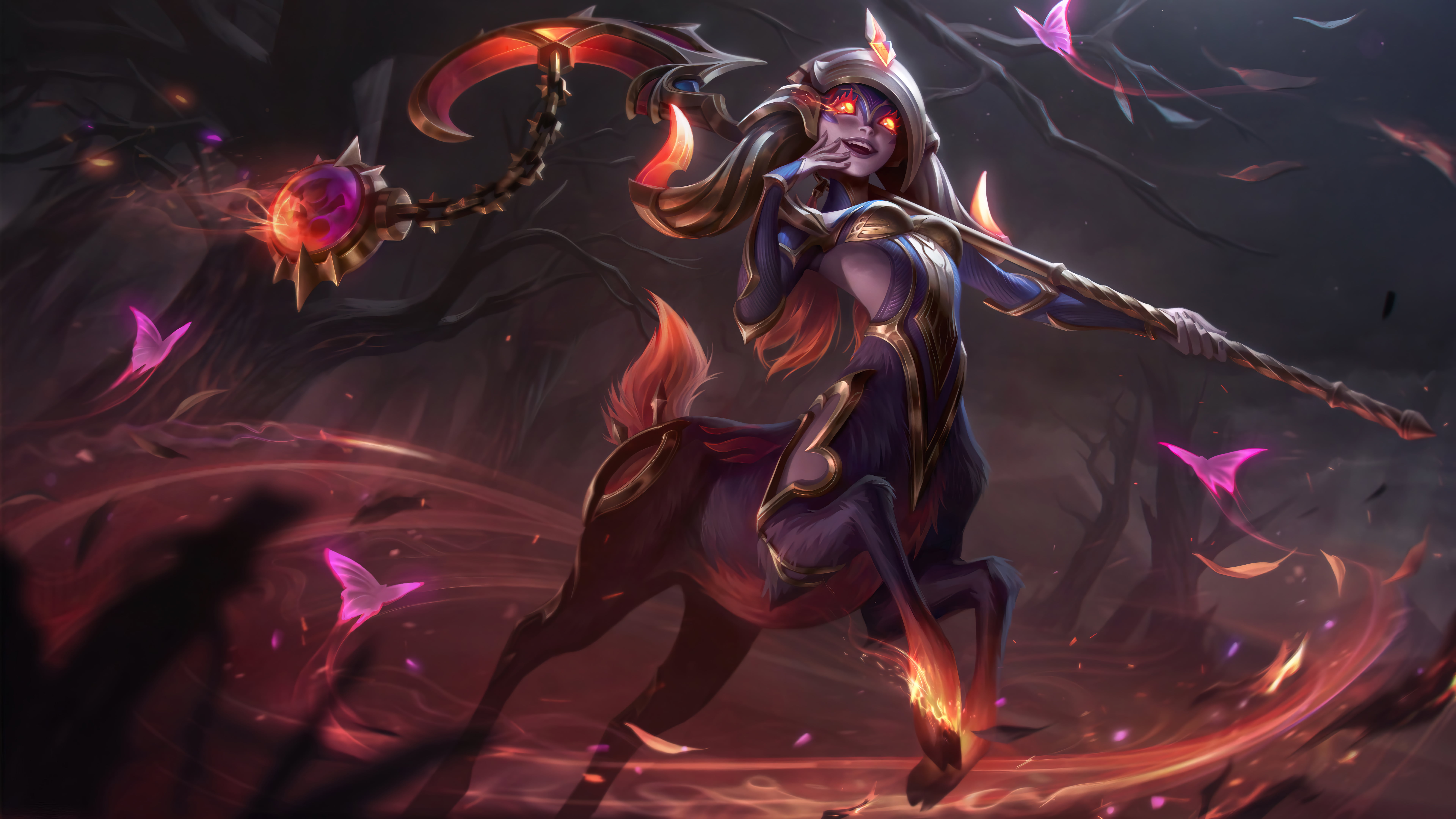Lillia (League of Legends), League of Legends, lillia, Dawnbringer and Nightbringer, 4K, Riot Games, digital art, lillia (leauge of legends), 8K, GZG, HD Wallpaper