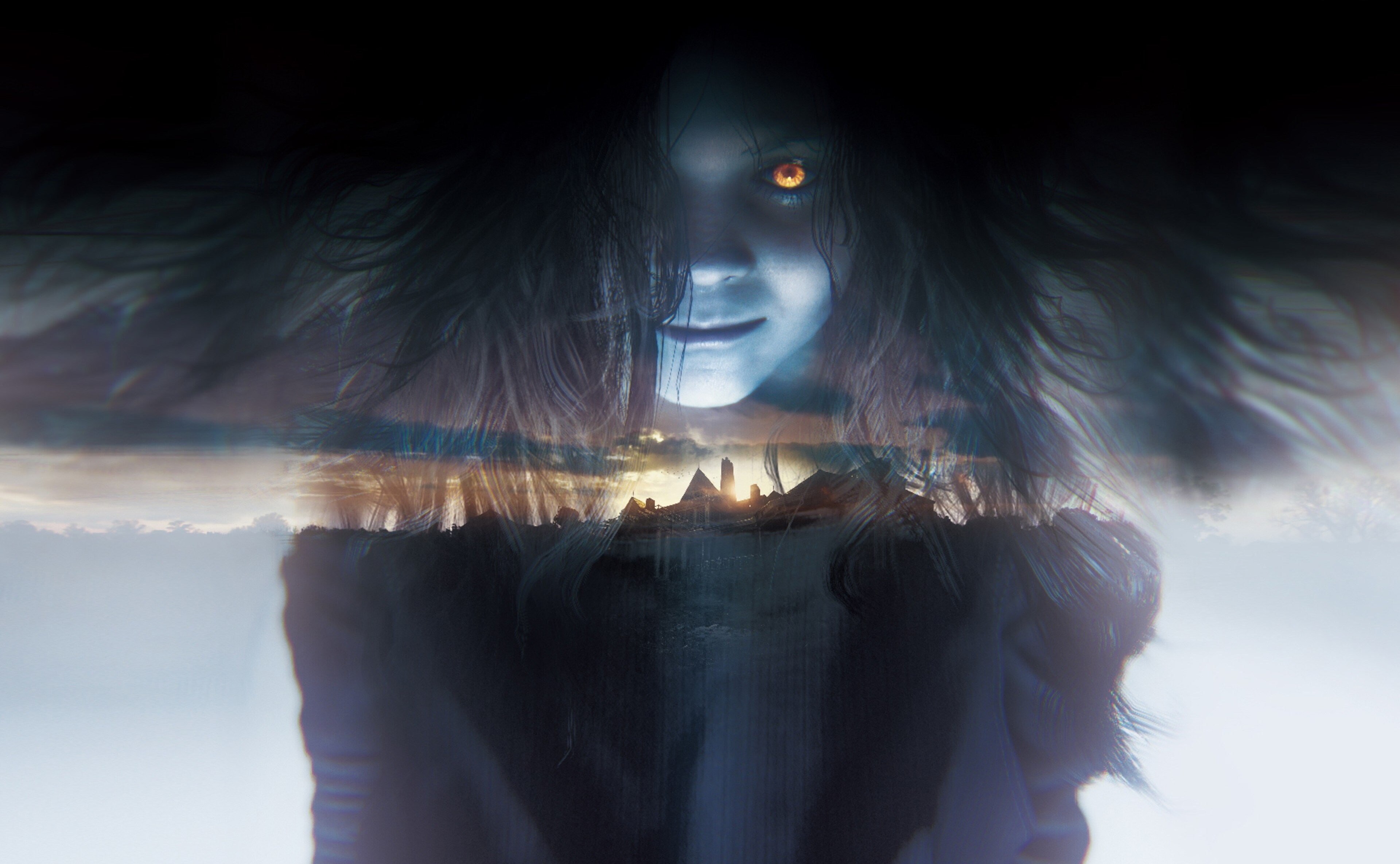 4K, portrait, body part, communication, smoke - physical structure, illuminated, fantasy, mystery, adult, women, beautiful woman, studio shot, resident evil 7 biohazard 4k  picture, HD Wallpaper