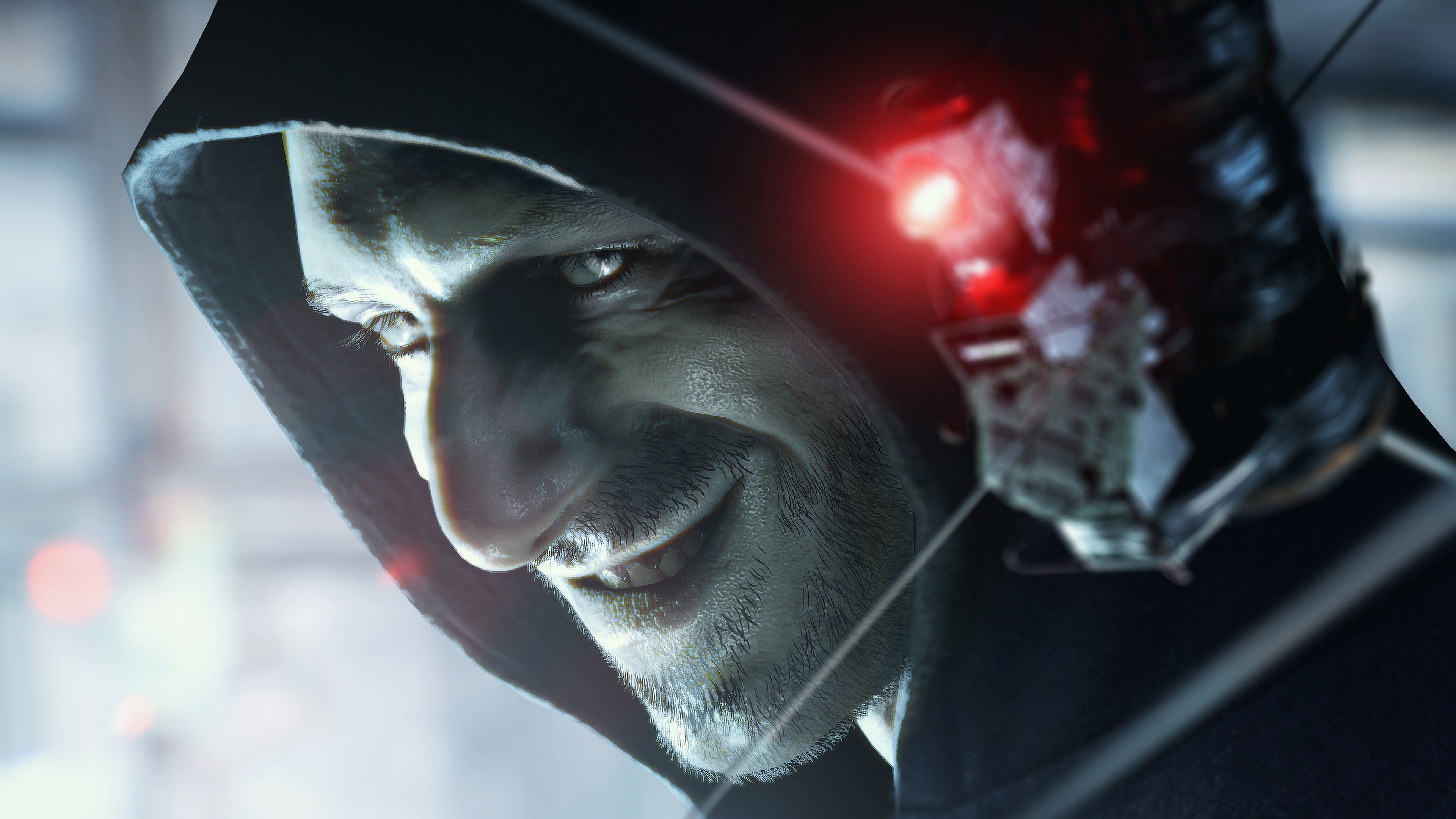 males, 4K, sign, men, headshot, adult, resident, mouth open, looking, close-up, evil, baker, portrait, looking at camera, horror, biohazard, indoors, focus on foreground, HD Wallpaper