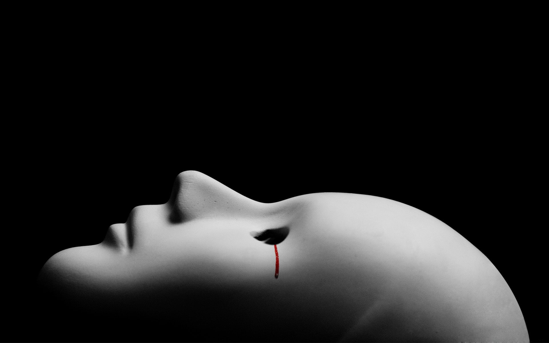 loneliness, indoors, red, females, women, temptation, people, healthcare And Medicine, skin, white, concepts, tear, ideas, shirtless, beautiful woman, human back, HD Wallpaper