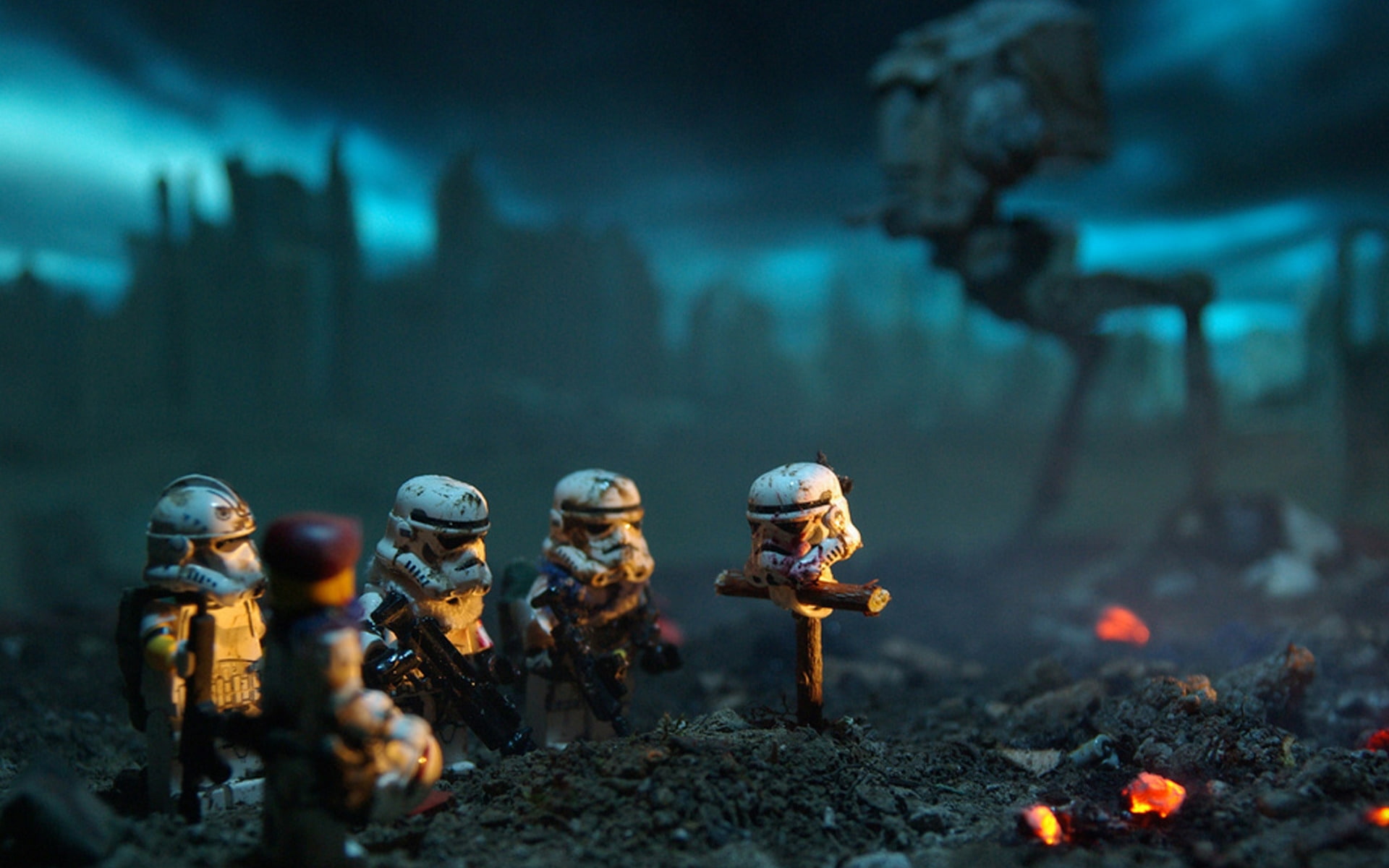 burn, toys, ski, soldiers, star, 1080P, space, lego, wars, HD Wallpaper