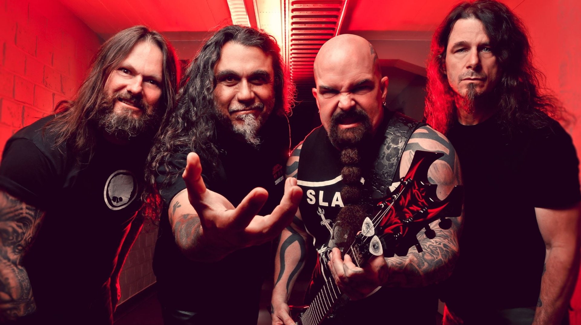 1080P, Band (Music), Kerry King, Band, Paul Bostaph, Slayer (Band), Slayer, Guitar, Gary Holt, Tom Araya, HD Wallpaper