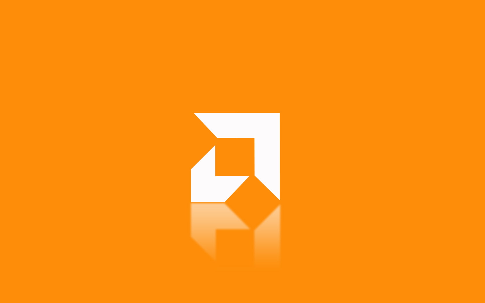 Computers, 720P, background, orange, power, AMD, HD Wallpaper