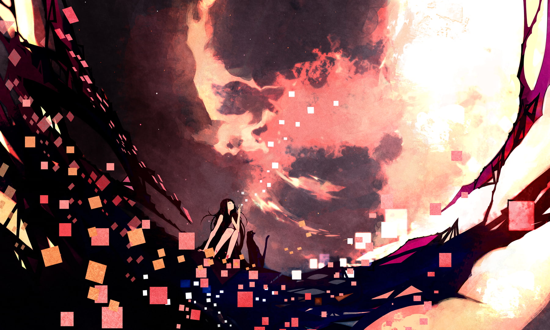 720P, abstract, Nano Mortis, artwork, HD Wallpaper
