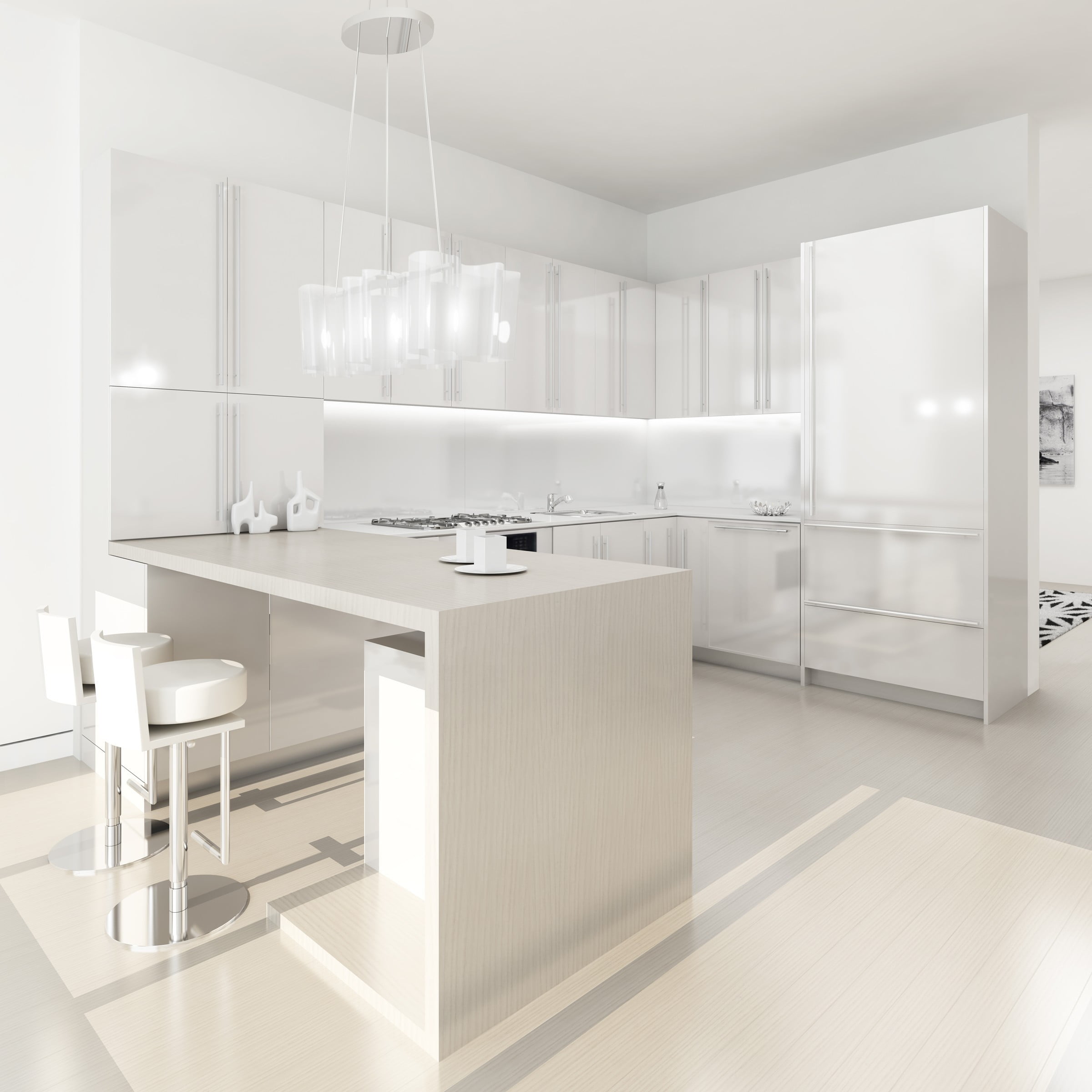 home showcase interior, home, steel, lifestyles, kitchen, room, table, building, white color, new, exhaust fan, interior, beige, comfortable, modern, elegance, Phone HD Wallpaper