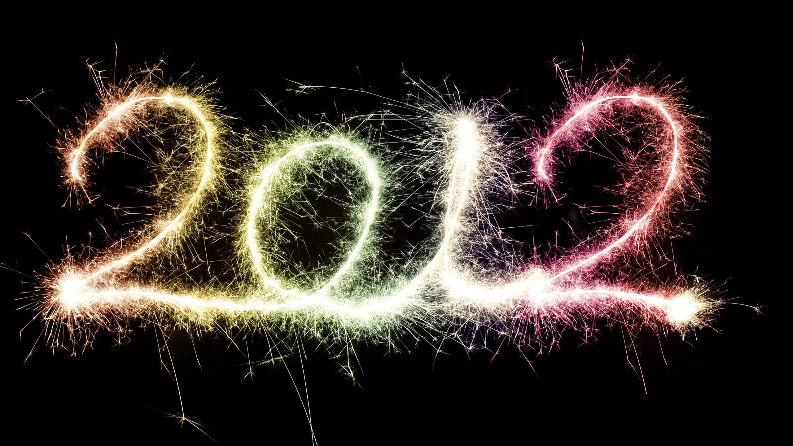 Year, New, 2012, Happy, 2K, HD Wallpaper