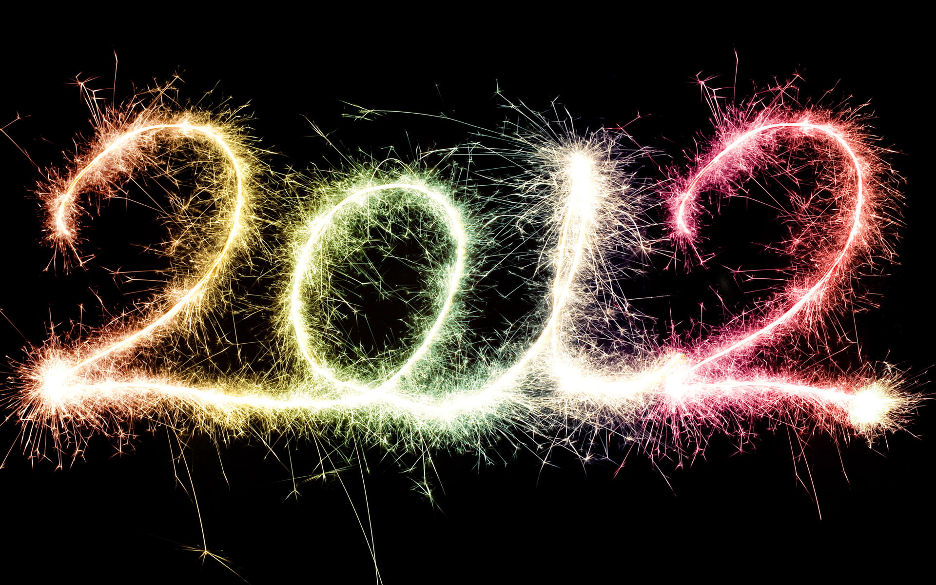 2012, new, hd, celebrations, year, happy, illustration, 1080P, HD Wallpaper