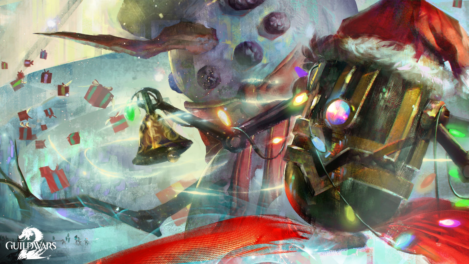 PC gaming, 1080P, Guild Wars 2, video games, 2012 (Year), mmorpg, Video Game Art, Christmas, HD Wallpaper