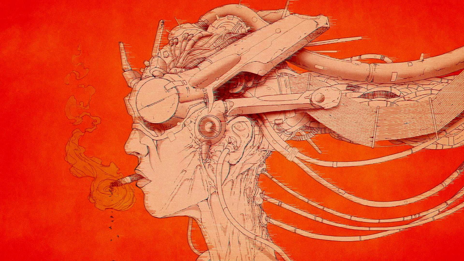 Wouter Gort, glitch art, cyberpunk, 1080P, HD Wallpaper