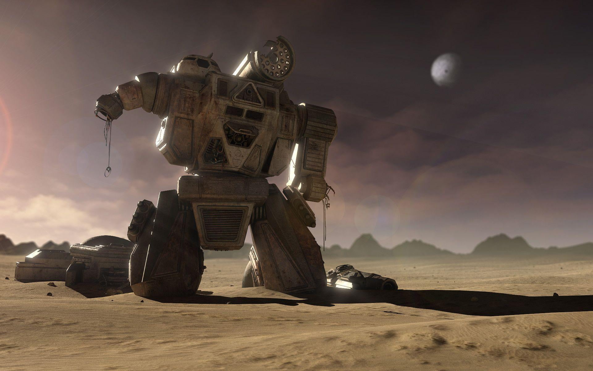 Giant Robot, Battletech, 1080P, HD Wallpaper