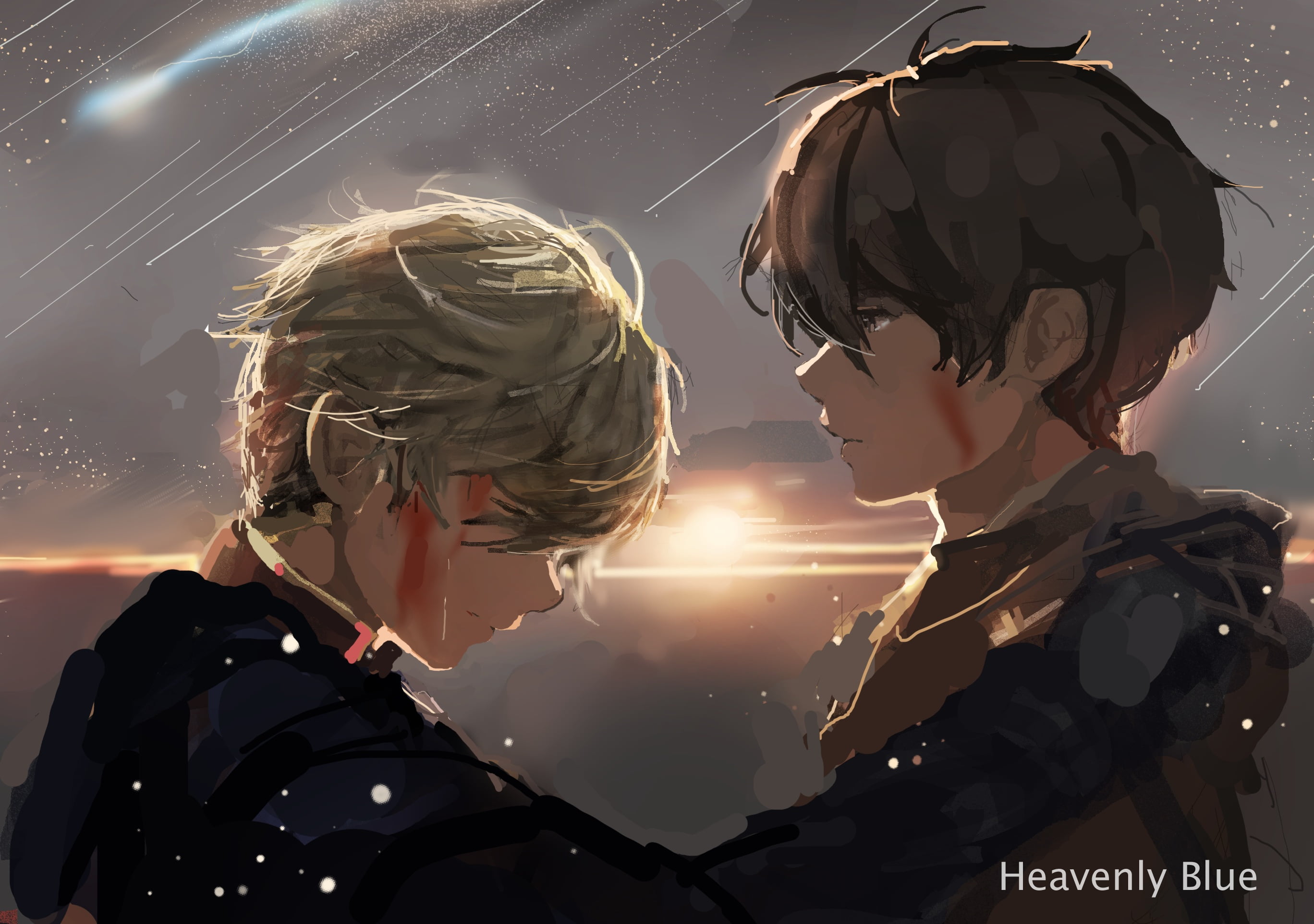 Anime, Aldnoah.Zero, Inaho Kaizuka, Slaine Troyard, 2K, HD Wallpaper