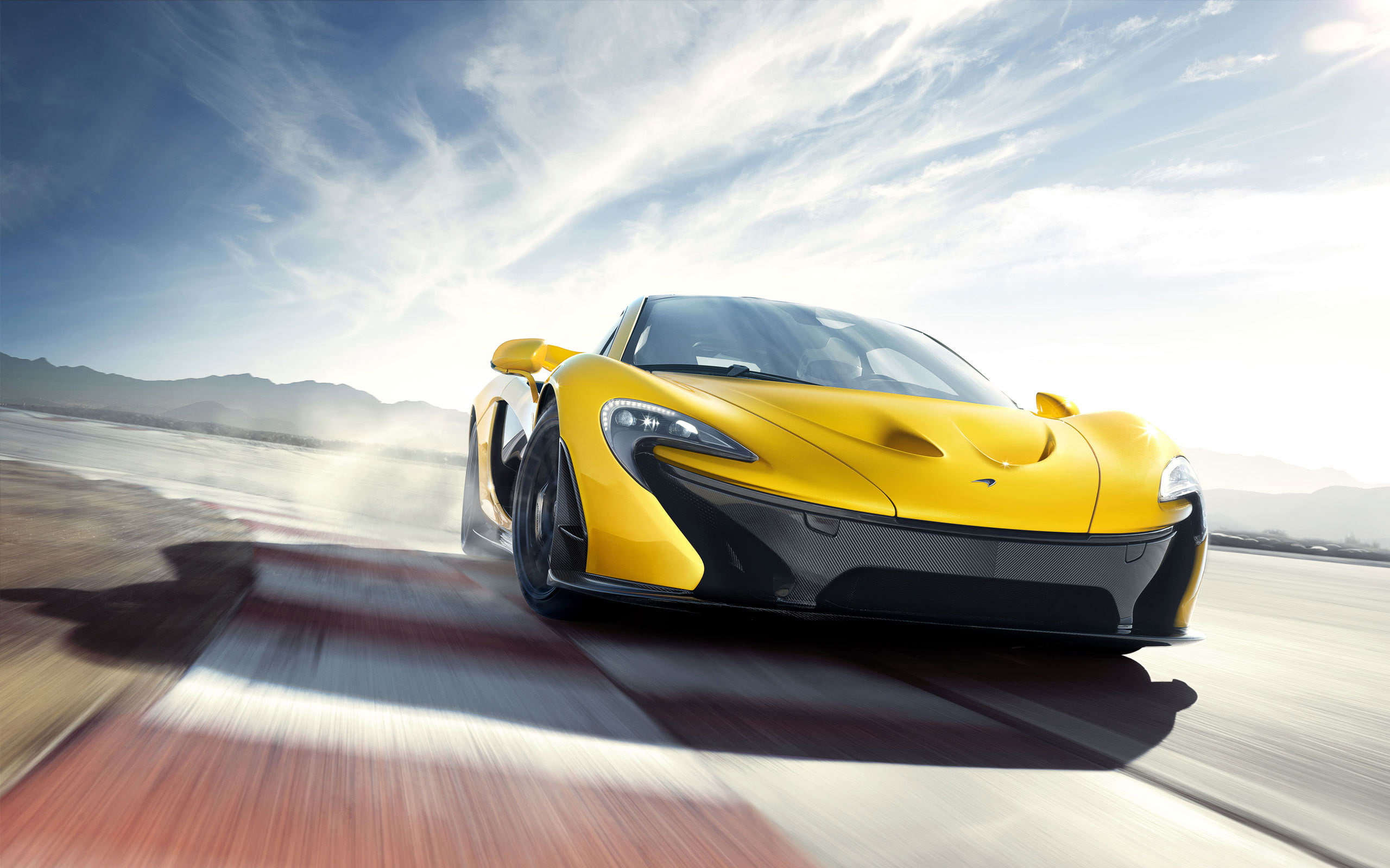 p, car, concept, 2K, mclaren, 2014, yellow, HD Wallpaper