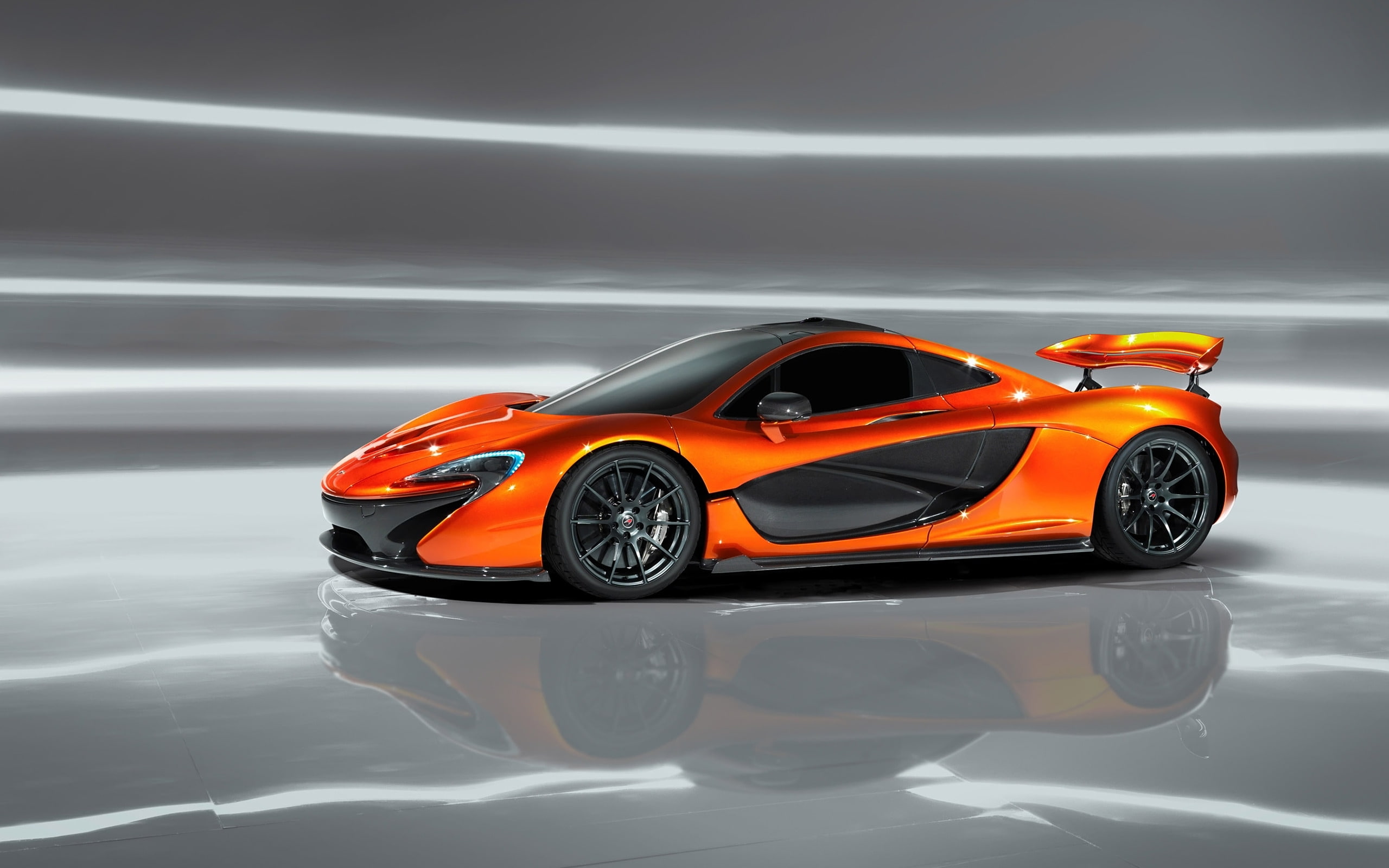 concept, McLaren P1, 2K, mclaren, p, orange, HD Wallpaper