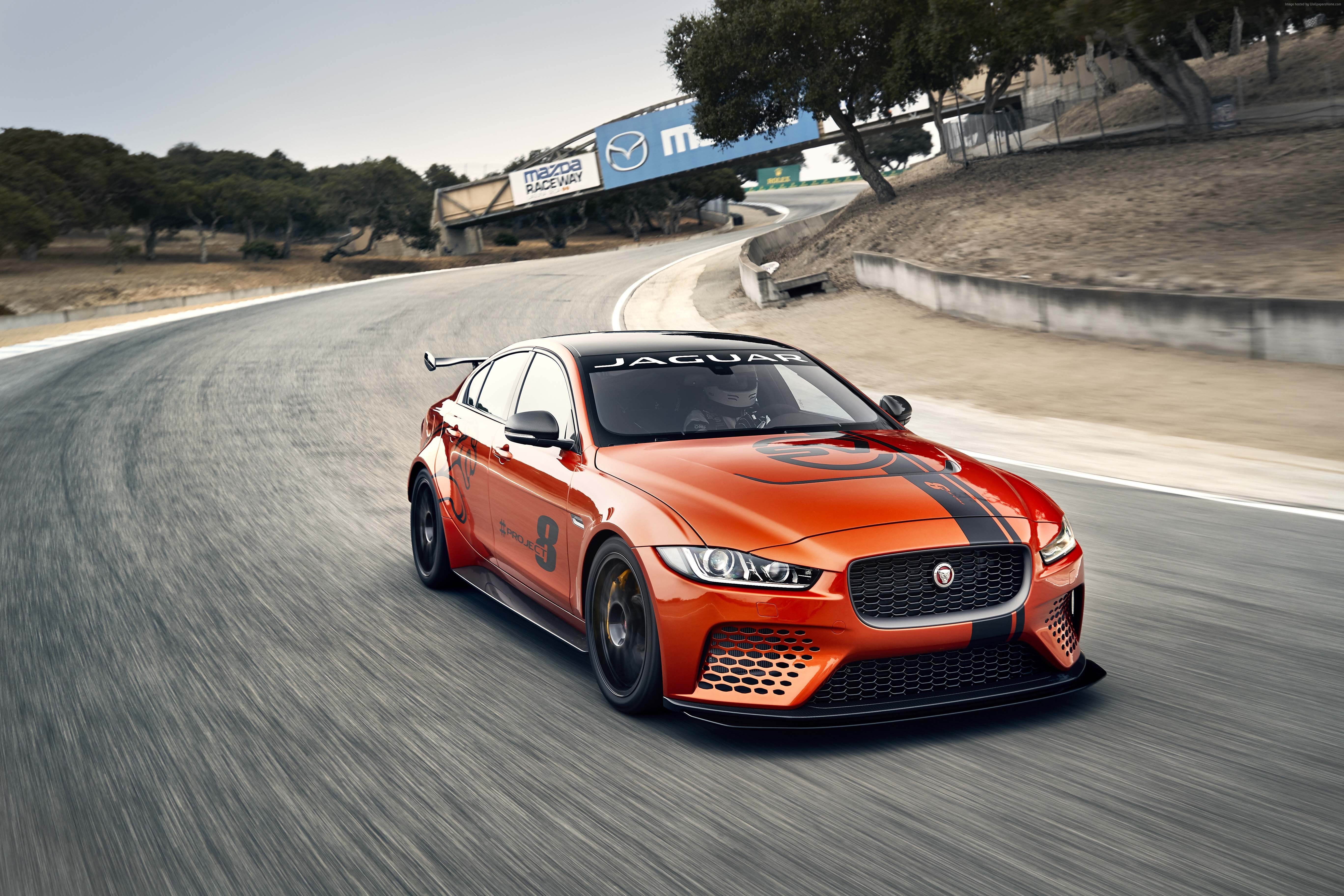 5K, Jaguar XE SV Project 8, 5K, 2018 Cars, HD Wallpaper