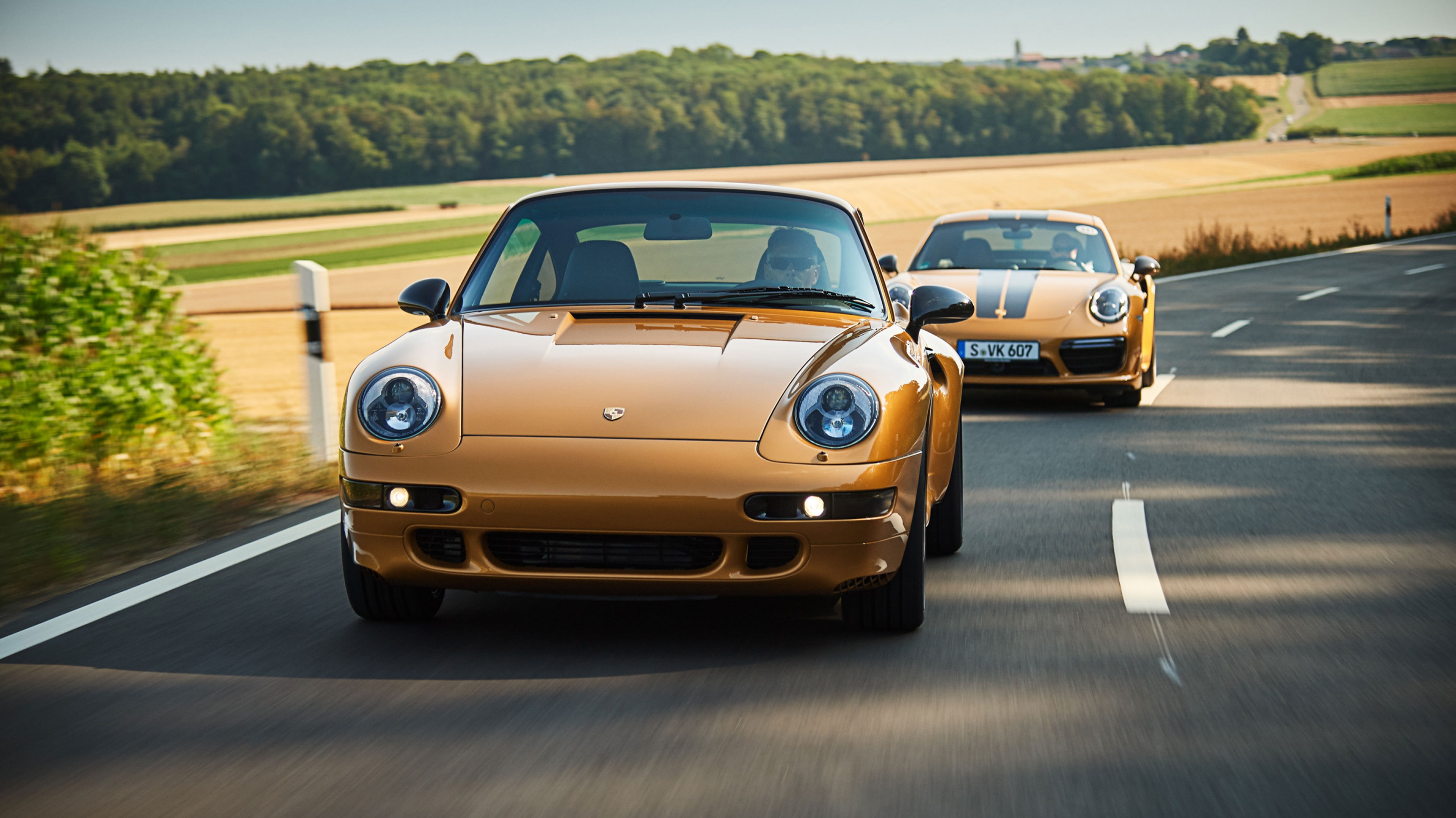 Porsche 993 Turbo S Project Gold, 2018 Cars, 4K, 4K, limited edition, HD Wallpaper