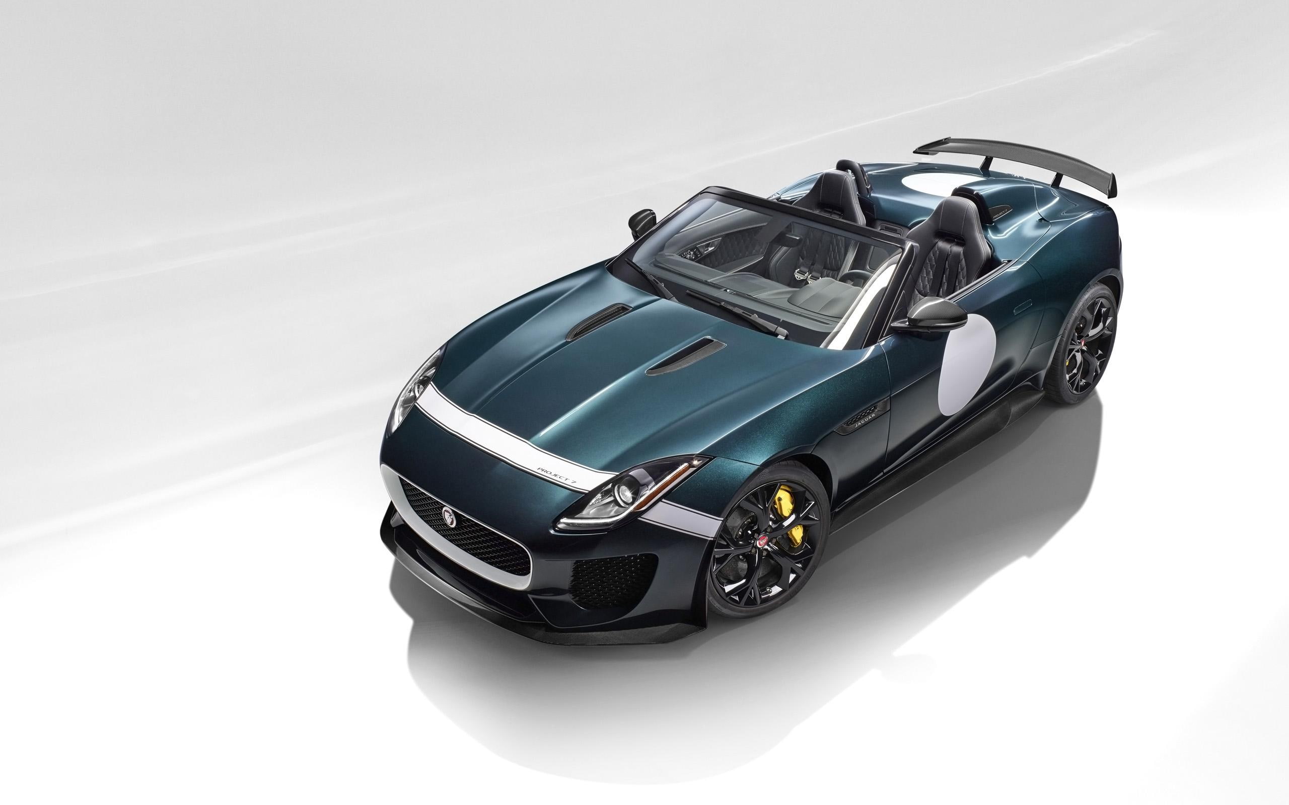 2015, type, coupe, 2K, cars, cast, jaguar, die, convertible, black, teal, project, model, f, HD Wallpaper