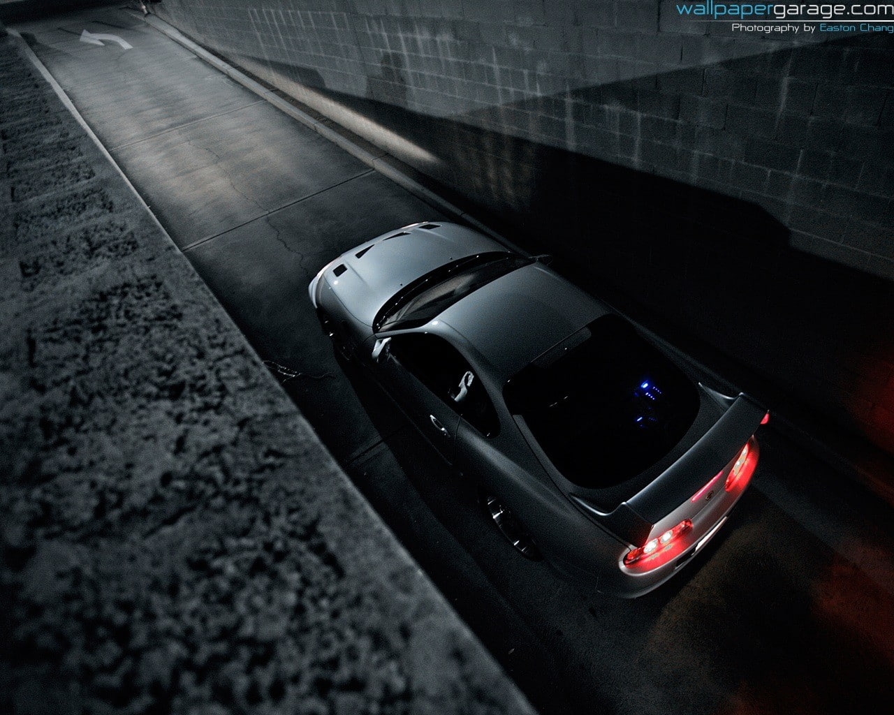 mode of transportation, outdoors, reflection, day, 720P, street, transportation, high angle view, Toyota Supra, car, land vehicle, technology, no people, HD Wallpaper