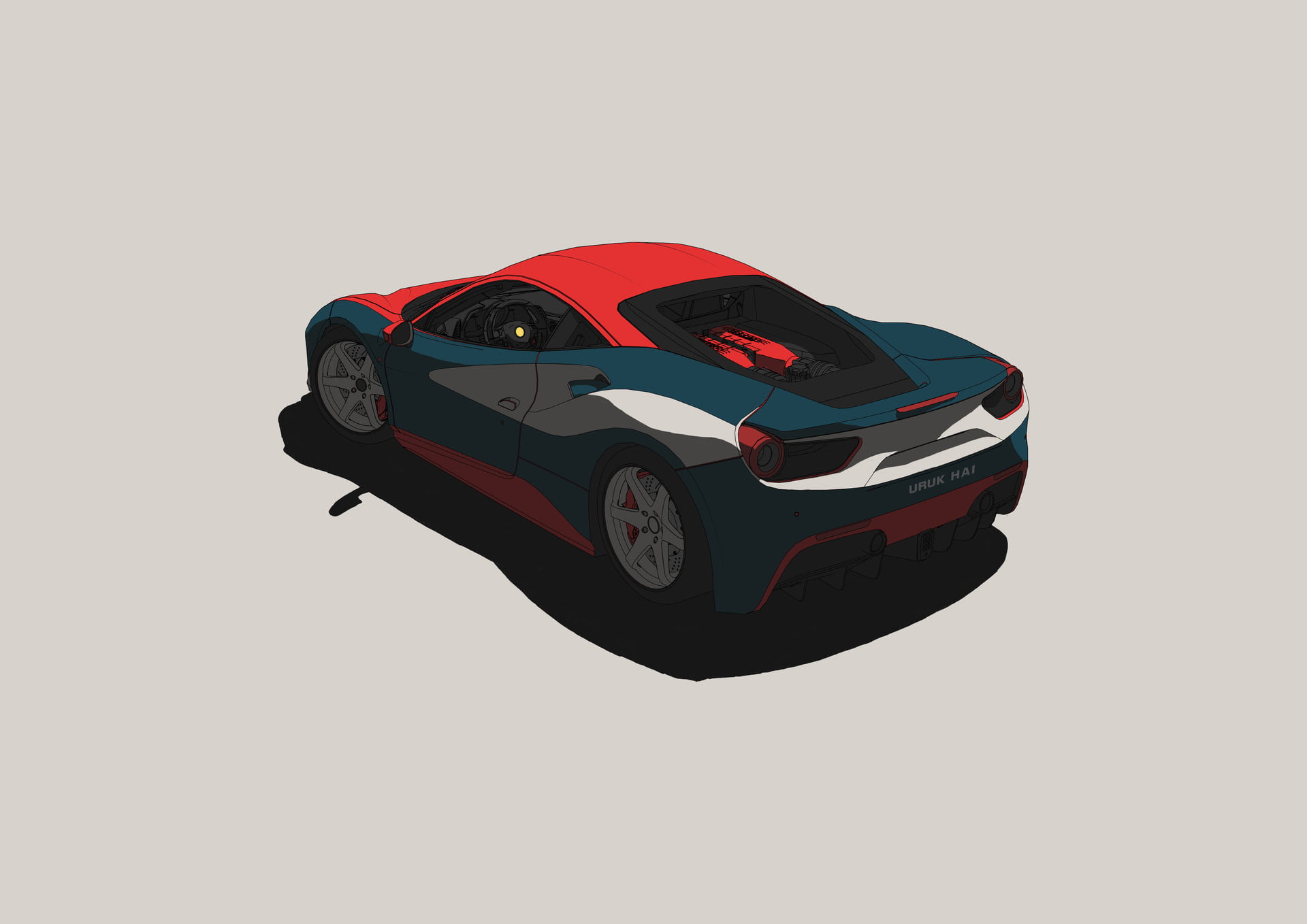 concept art, car, custom-made, subclass s, 1080P, colorful, HD Wallpaper