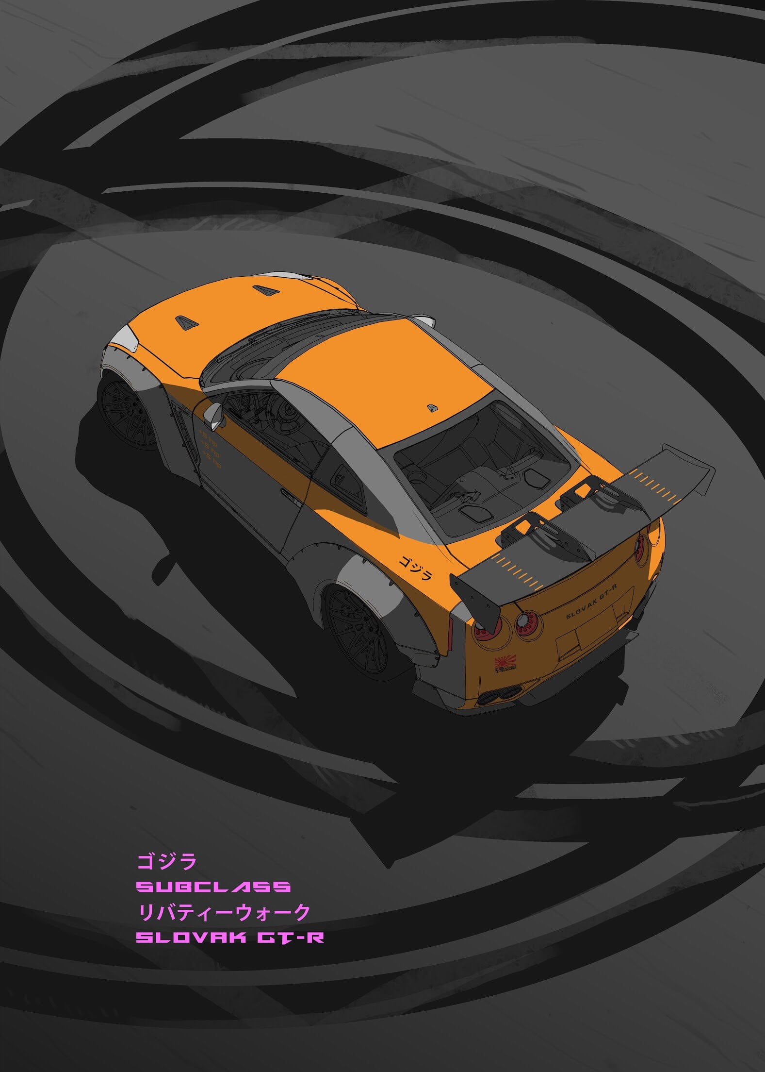 1080P, colorful, custom-made, subclass s, car, concept art, Phone HD Wallpaper