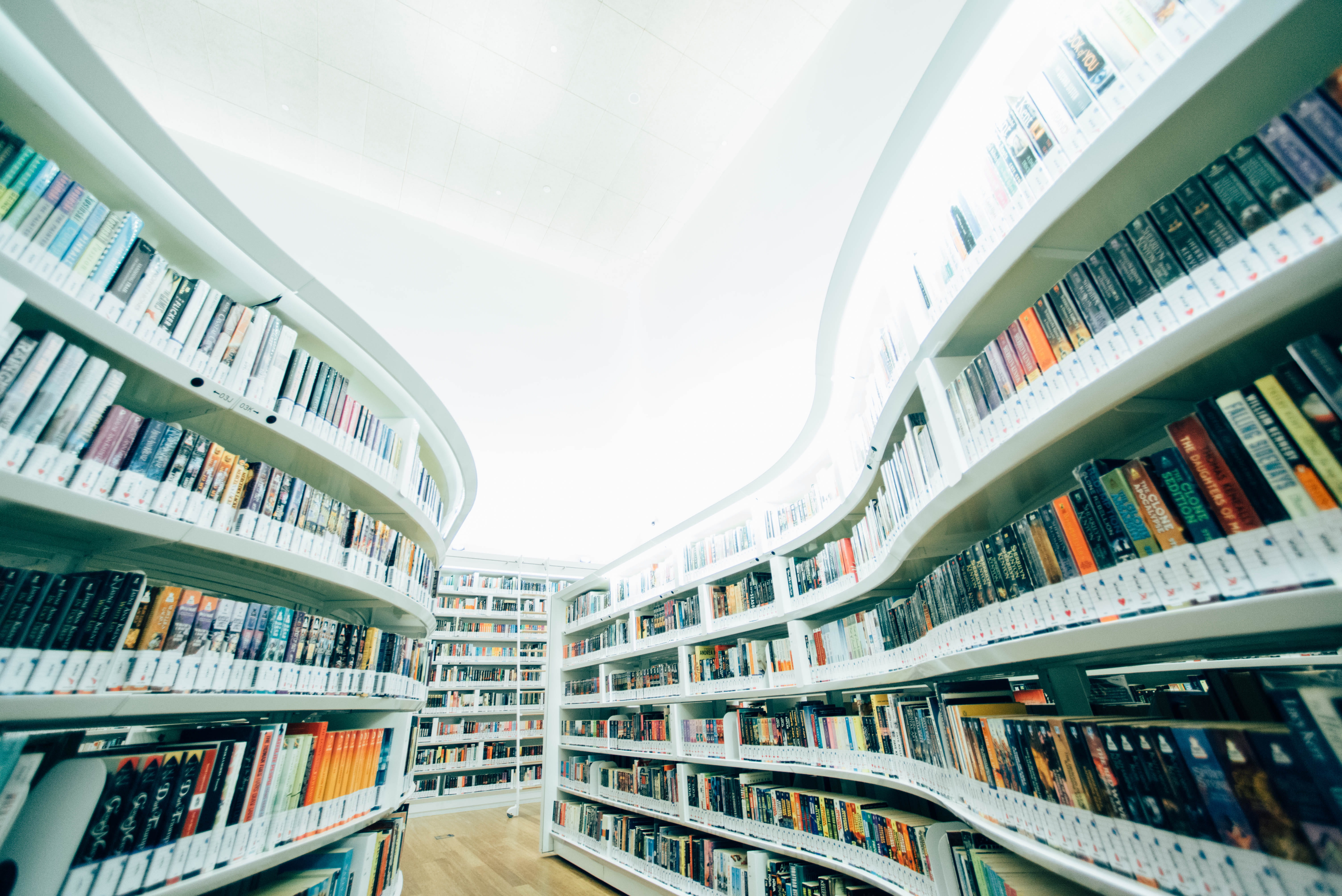 abundance, title, school, research, book, bookshelf, learning, archives, publication, education, photo, order, 5K, aisle, room, indoors, shelf, data, in a row, HD Wallpaper