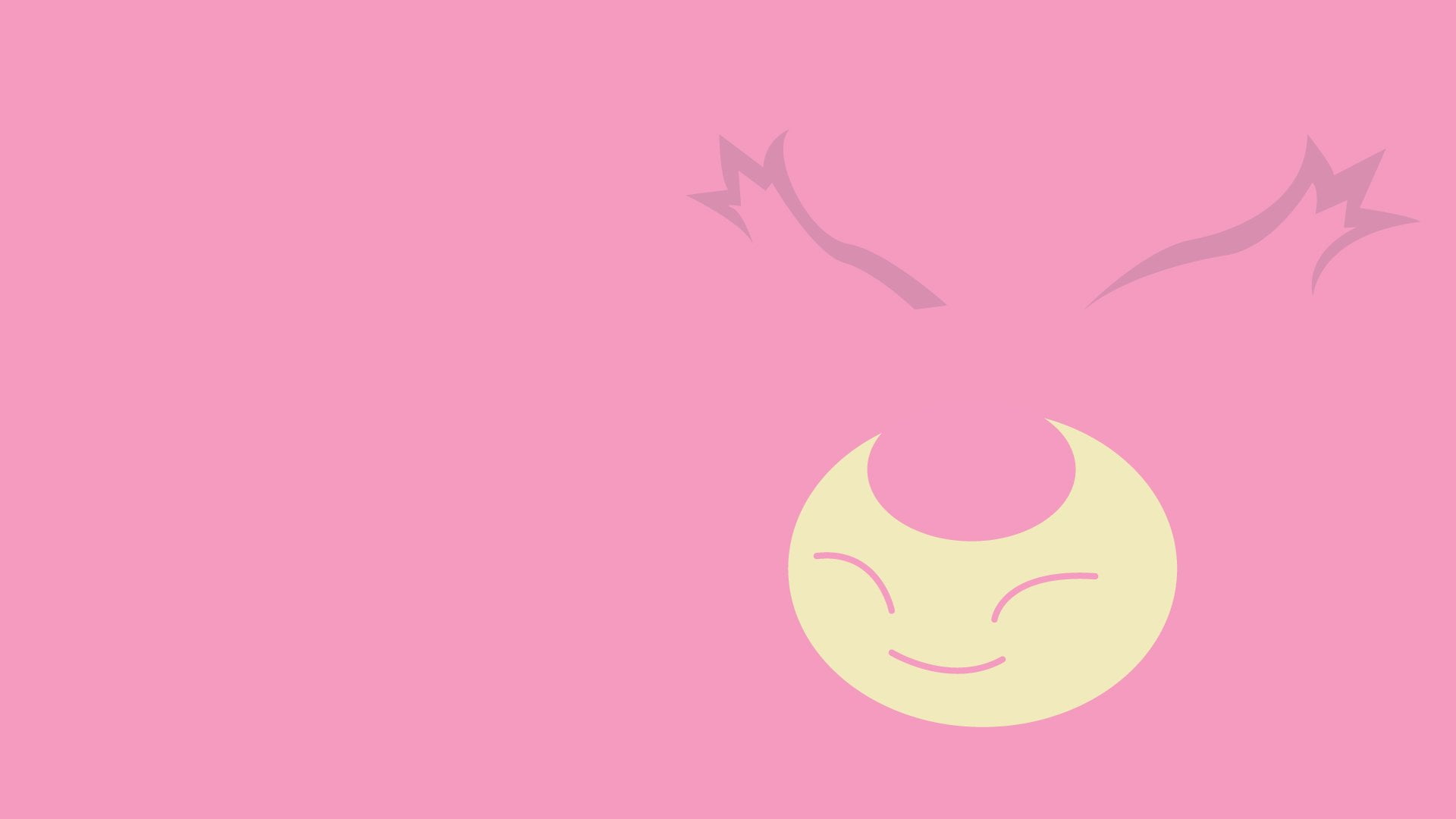 purple, Pokémon, outdoors, 1080P, silhouette, bird, pink background, copy space, no people, vertebrate, Normal Pokémon, Skitty (Pokémon), astrology sign, HD Wallpaper