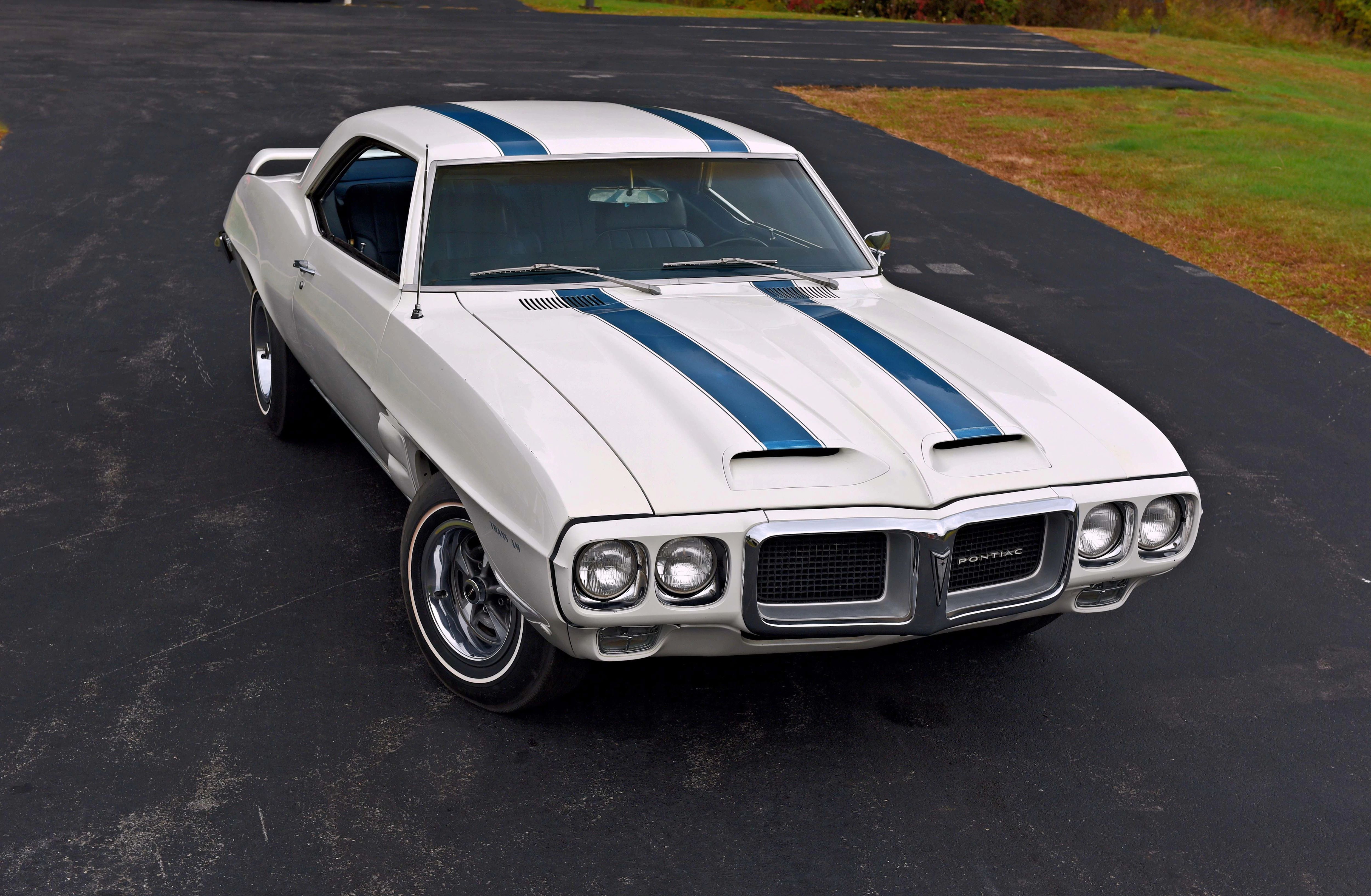 auto, classic, vehicle, trans, 4K, pontiac, car, firebird, muscle, 1969, automobile, HD Wallpaper
