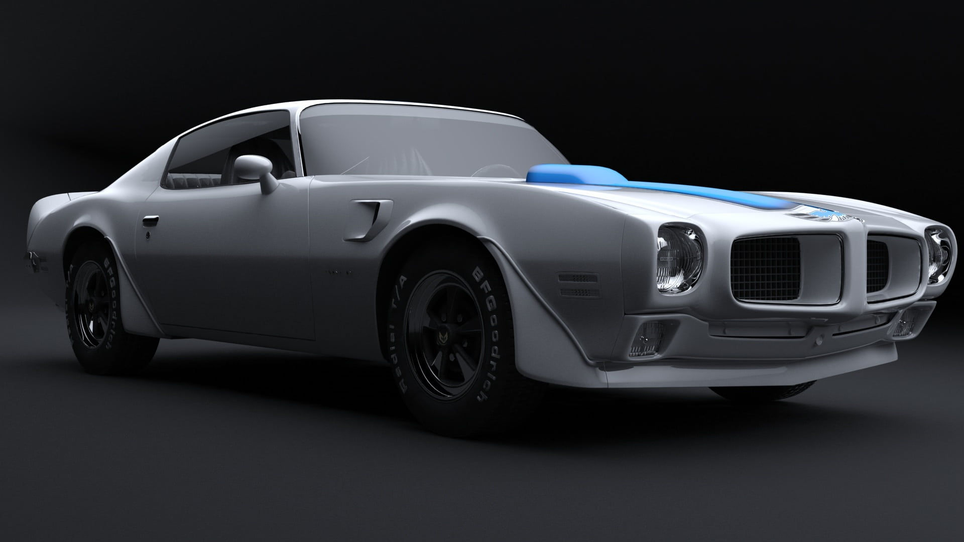 studio shot, black background, land vehicle, metal, 1080P, car, chrome, indoors, transportation, mode of transportation, power supply, auto racing, american sportscar, HD Wallpaper