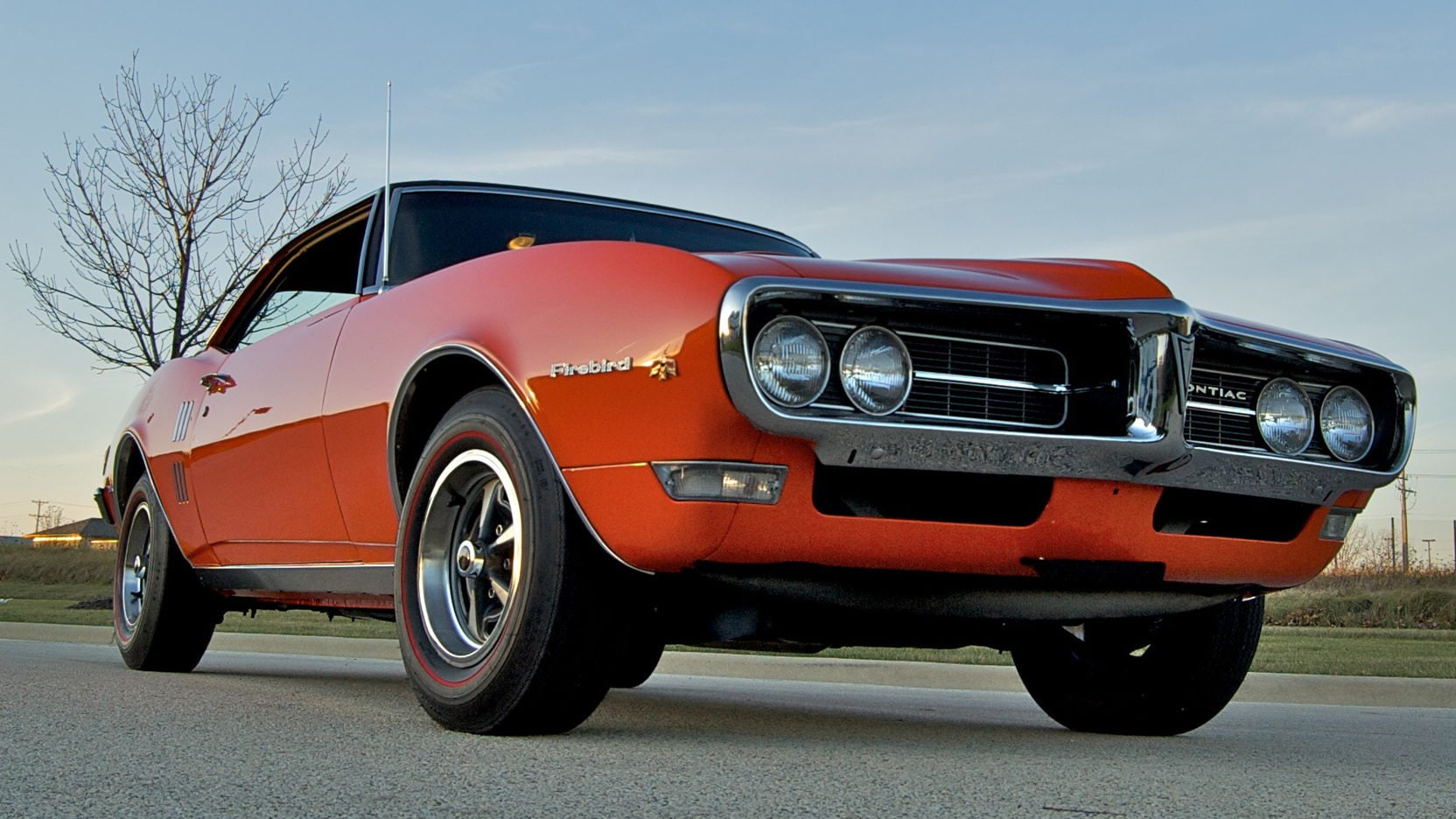 firebird, coupe, cars, ram, air-i, pontiac, 720P, 1968, HD Wallpaper