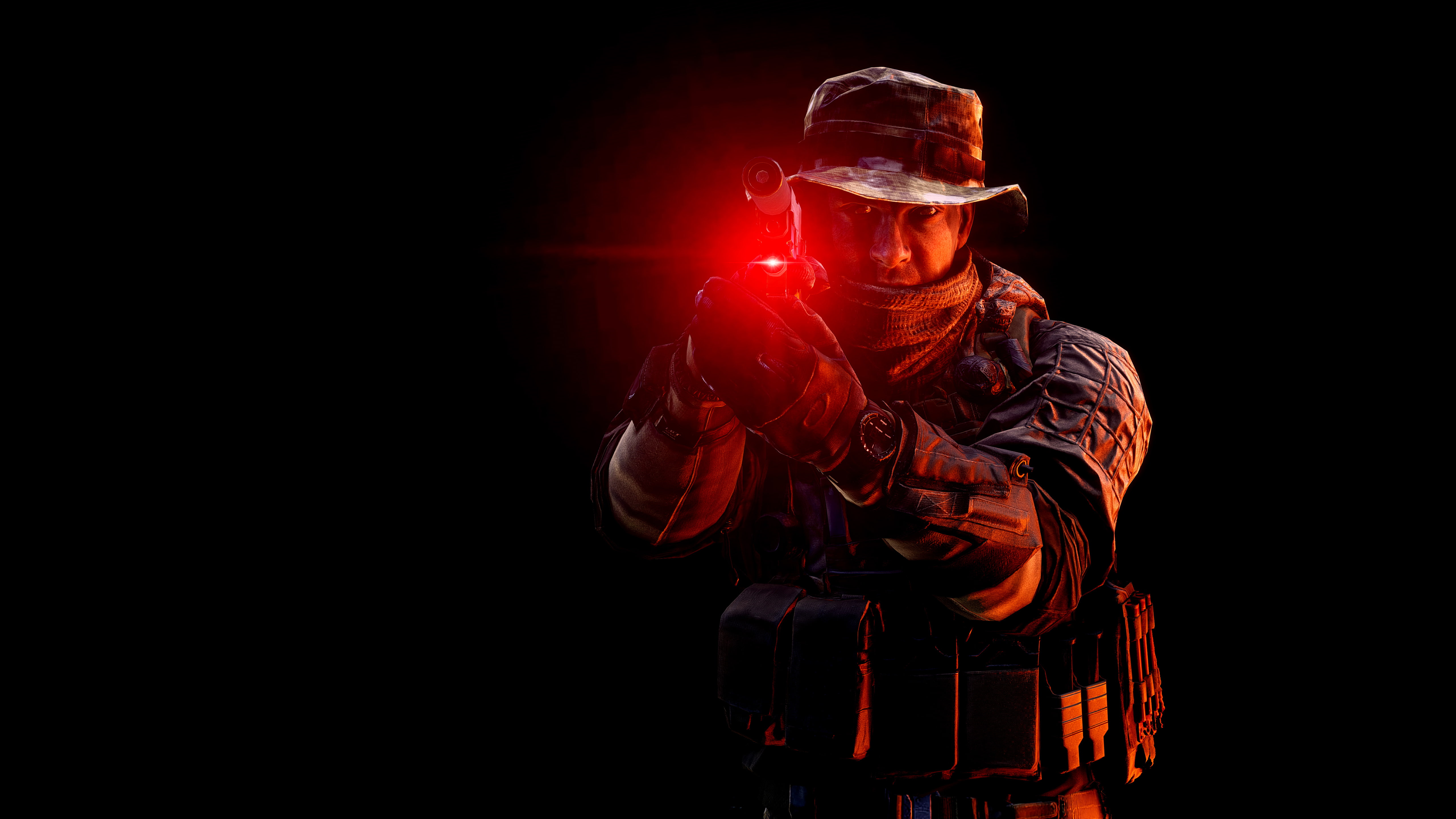 no people, indoors, Red dot sight, Pistol, military, male likeness, art and craft, studio shot, Soldier, copy space, government, representation, obscured face, HD Wallpaper