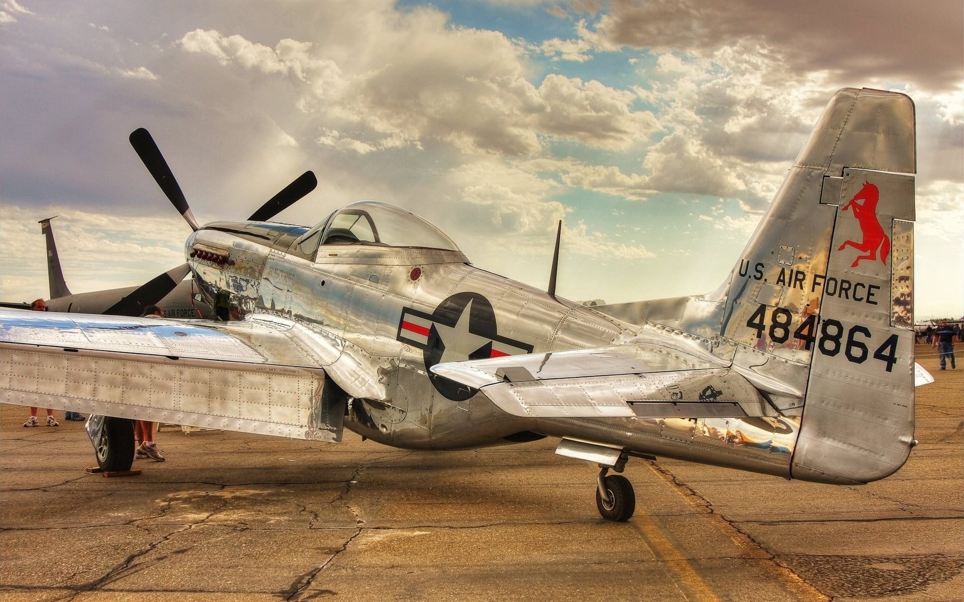 plane, force, 1080P, grey, aircraft, air, airplane, us, fighter, white, HD Wallpaper