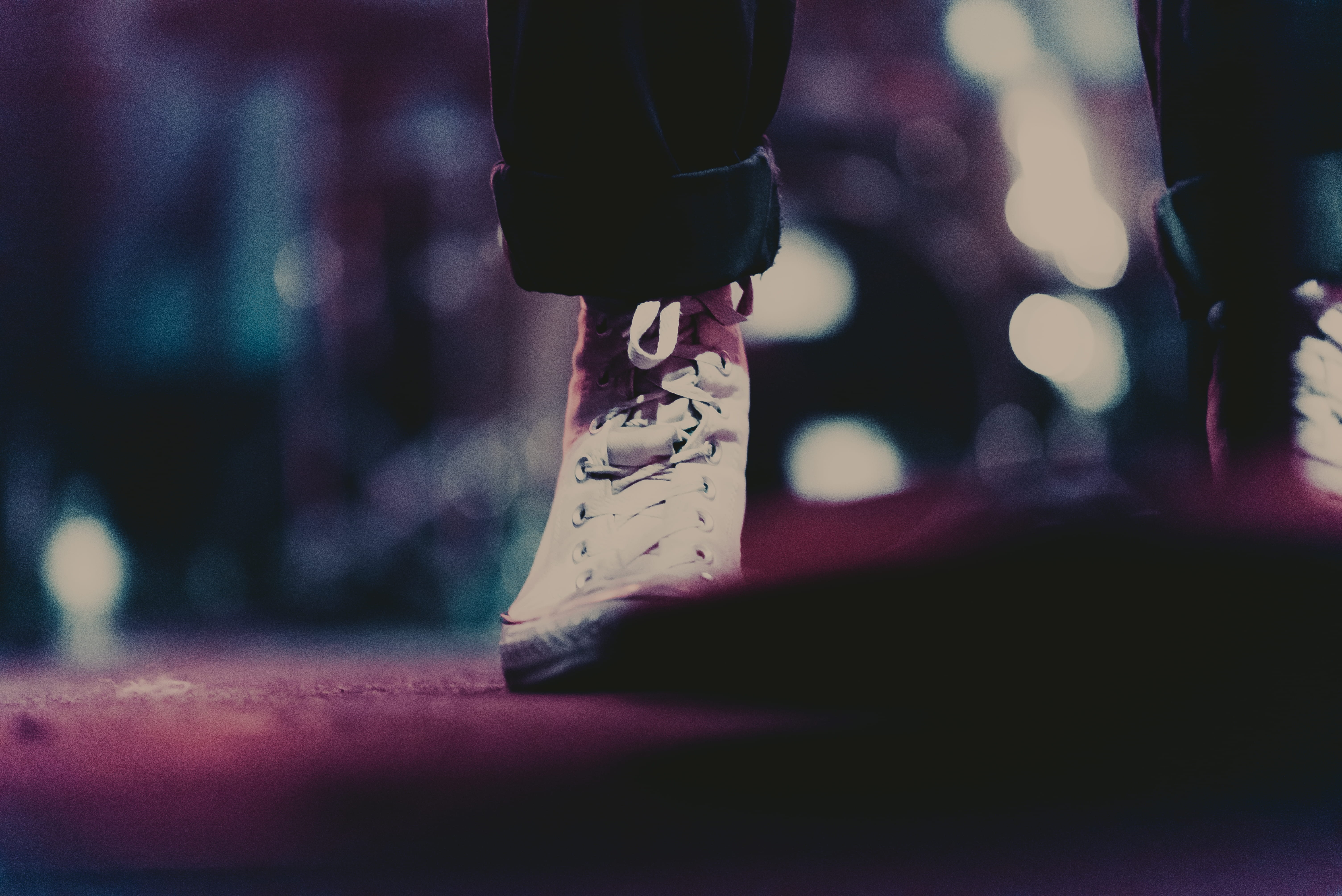 sneakers, table, communication, focus, wearing, converse, textile, no people, person, mode of transportation, land vehicle, pair, day, selective focus, HD Wallpaper