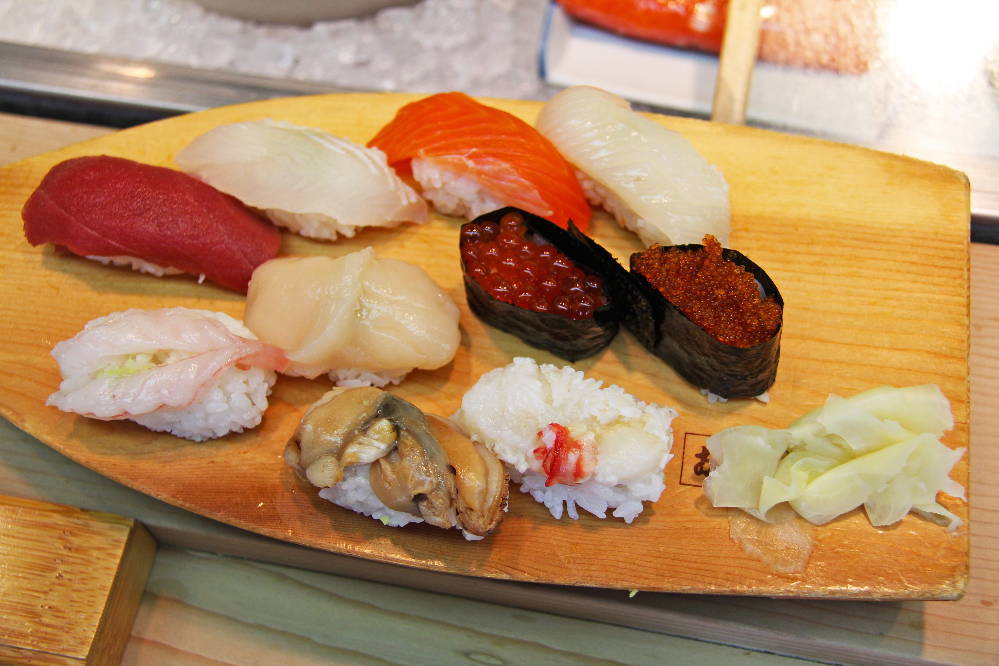asian food, food, tokyo, no people, authentic, wellbeing, japanese food, healthy eating, tray, sushi, freshness, rice, sashimi, raw, restaurant, otaru, HD Wallpaper