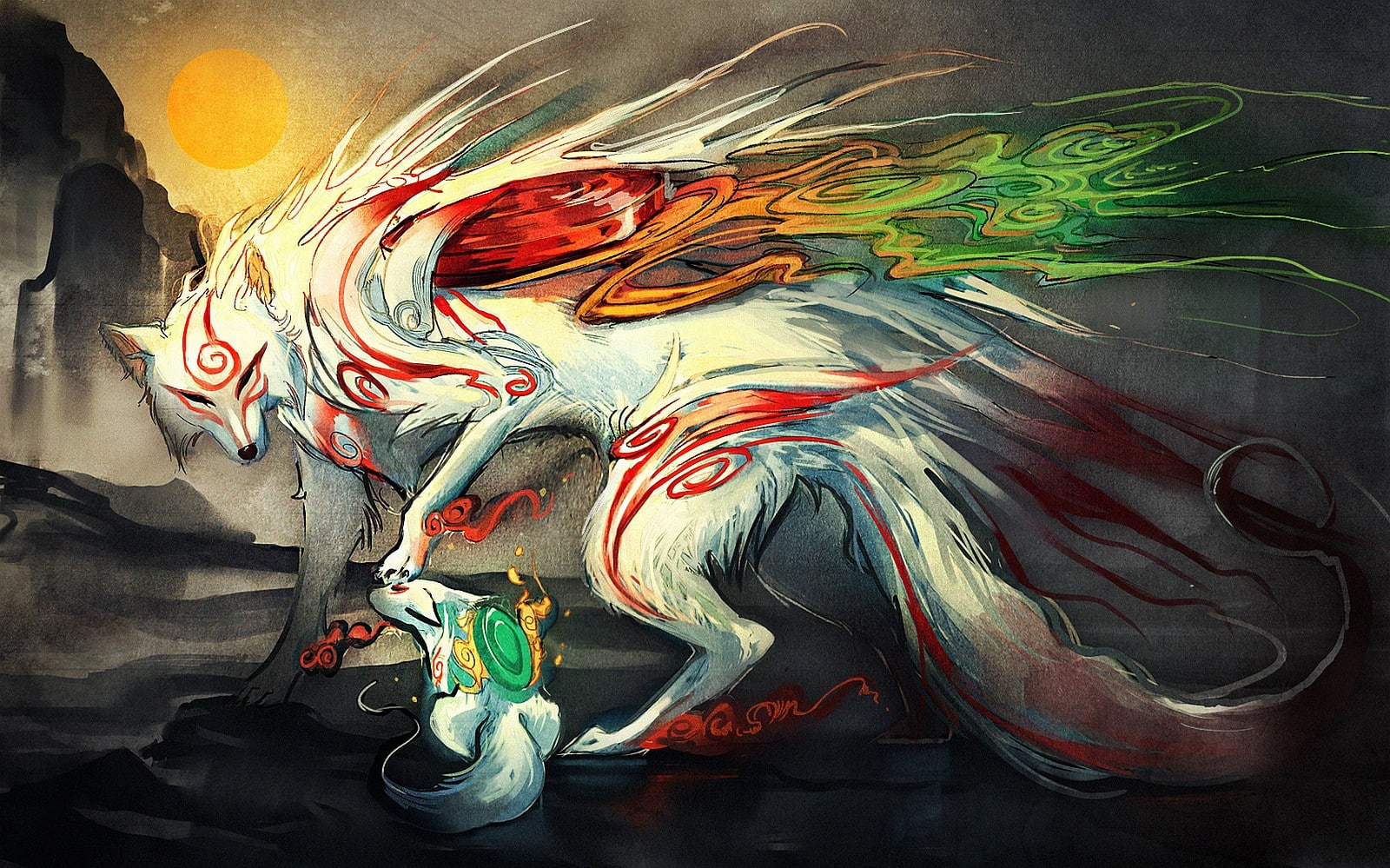 anime, 720P, Okami, HD Wallpaper