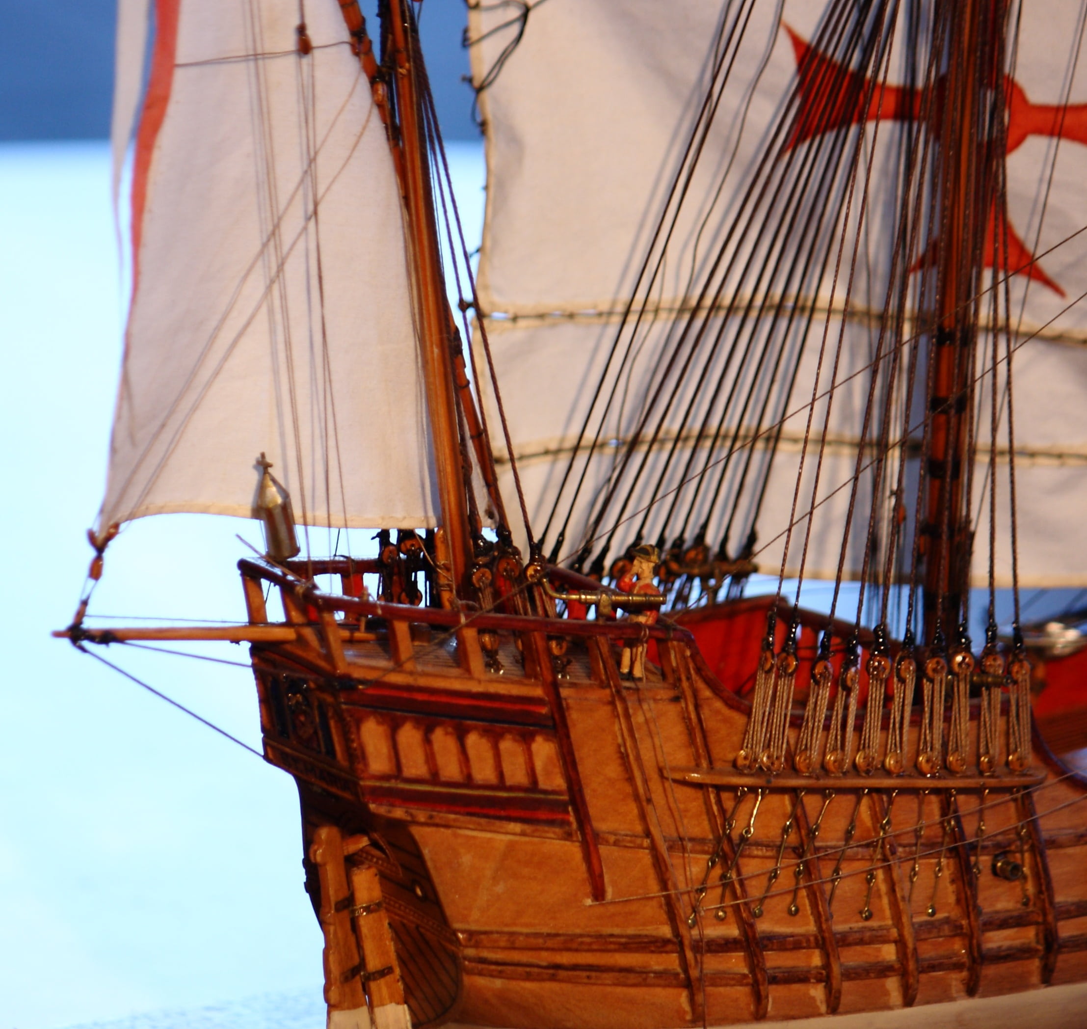 rigging, sailing, no people, amusement park, mode of transportation, nature, pole, 1080P, photo, model ship, mast, sailing ship, amusement park ride, architecture, HD Wallpaper