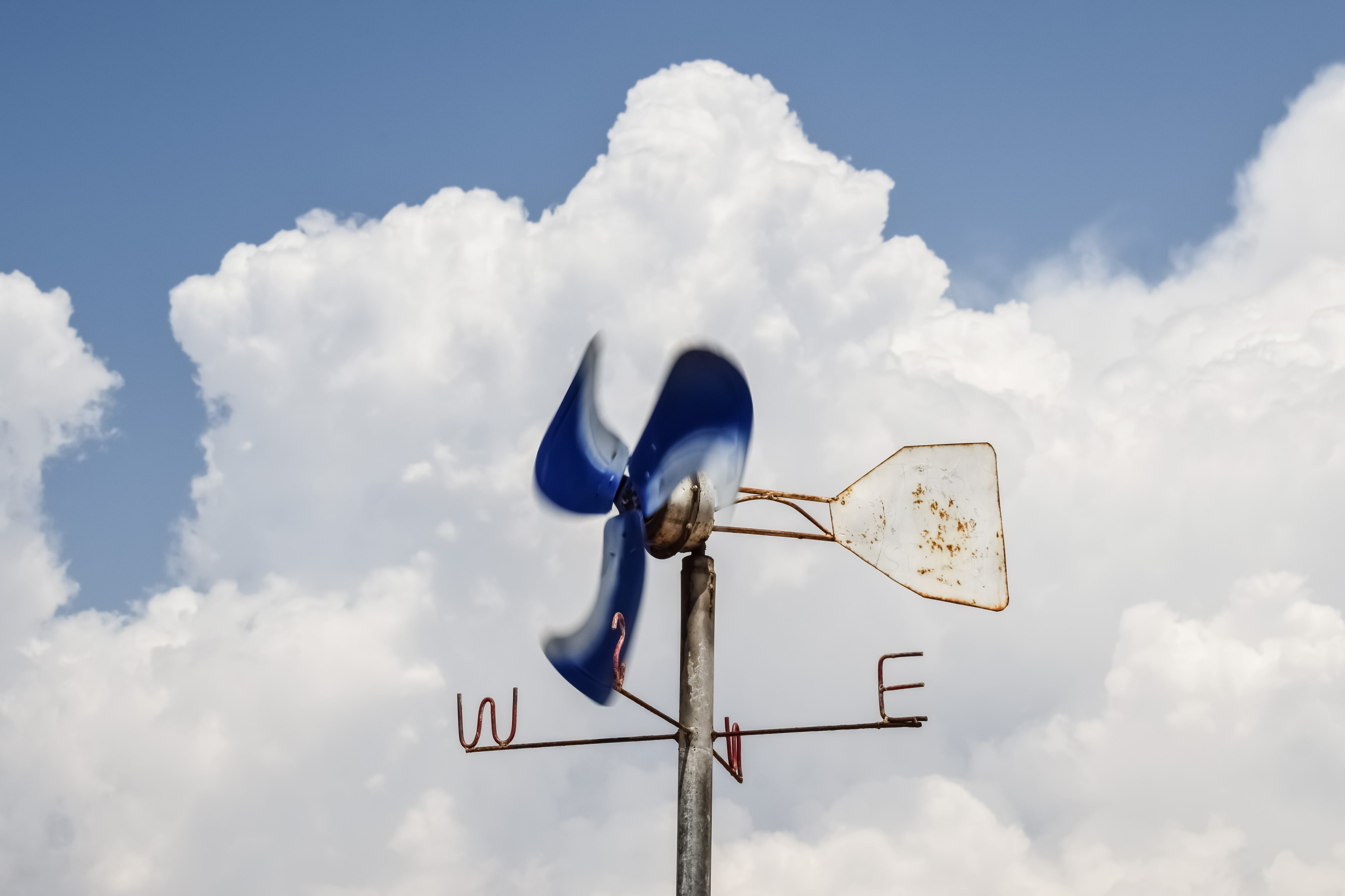 southwest, wind, communication, sport, pole, tranquility, 5K, blue, nature, low angle view, no people, day, sky, metal, outdoors, speed, equipment, guidance, HD Wallpaper