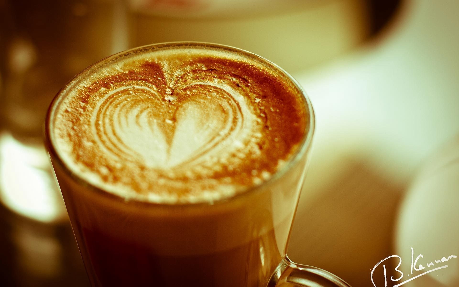 crockery, heart shape, mocha, coffee Break, latte, indoors, mug, signature, hot Drink, caffeine, brown, drinking Glass, backgrounds, food, table, recognition, HD Wallpaper