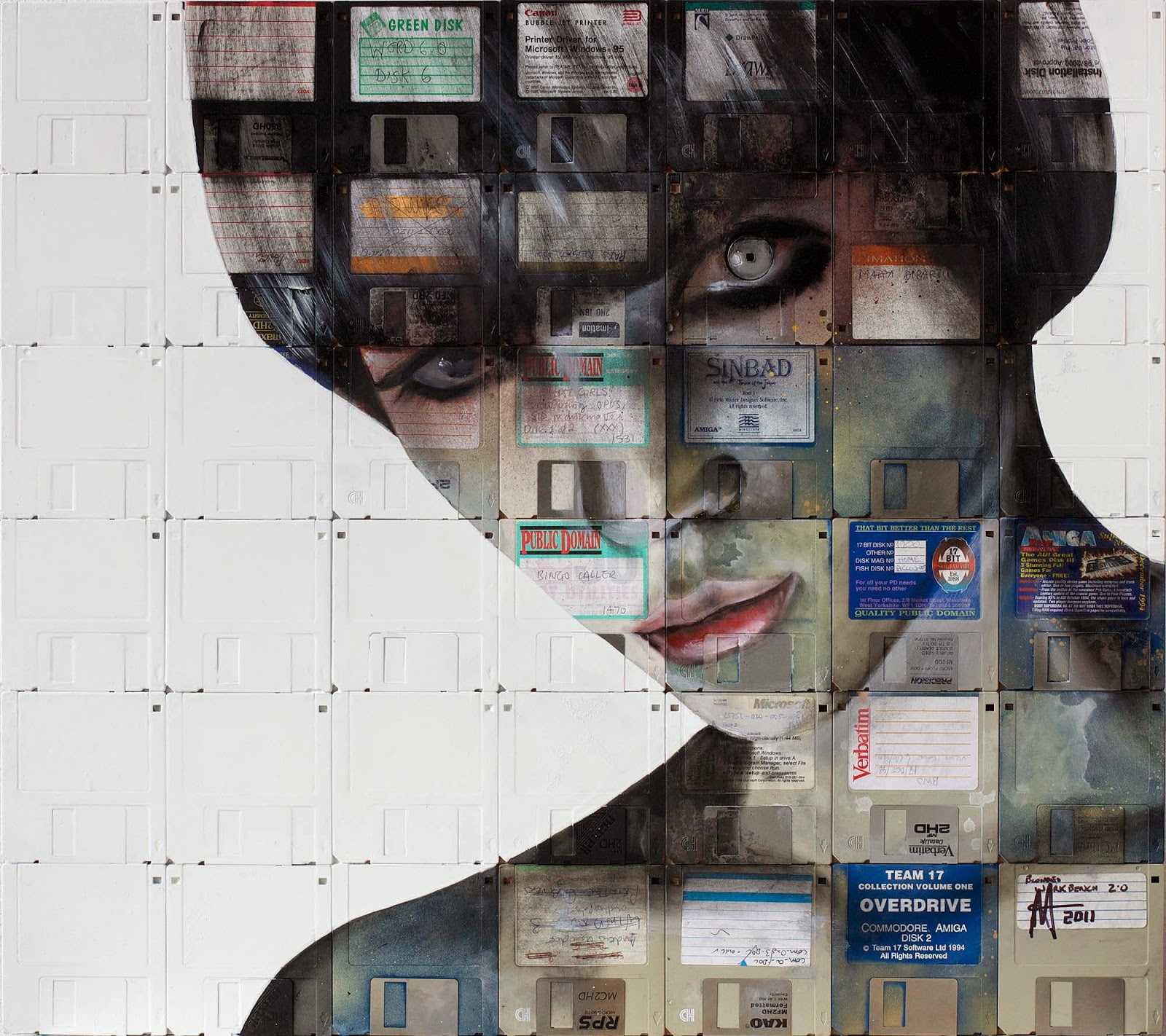 young women, digital composite, text, one person, experiments, built structure, day, art and craft, graffiti, 720P, technology, front view, architecture, HD Wallpaper
