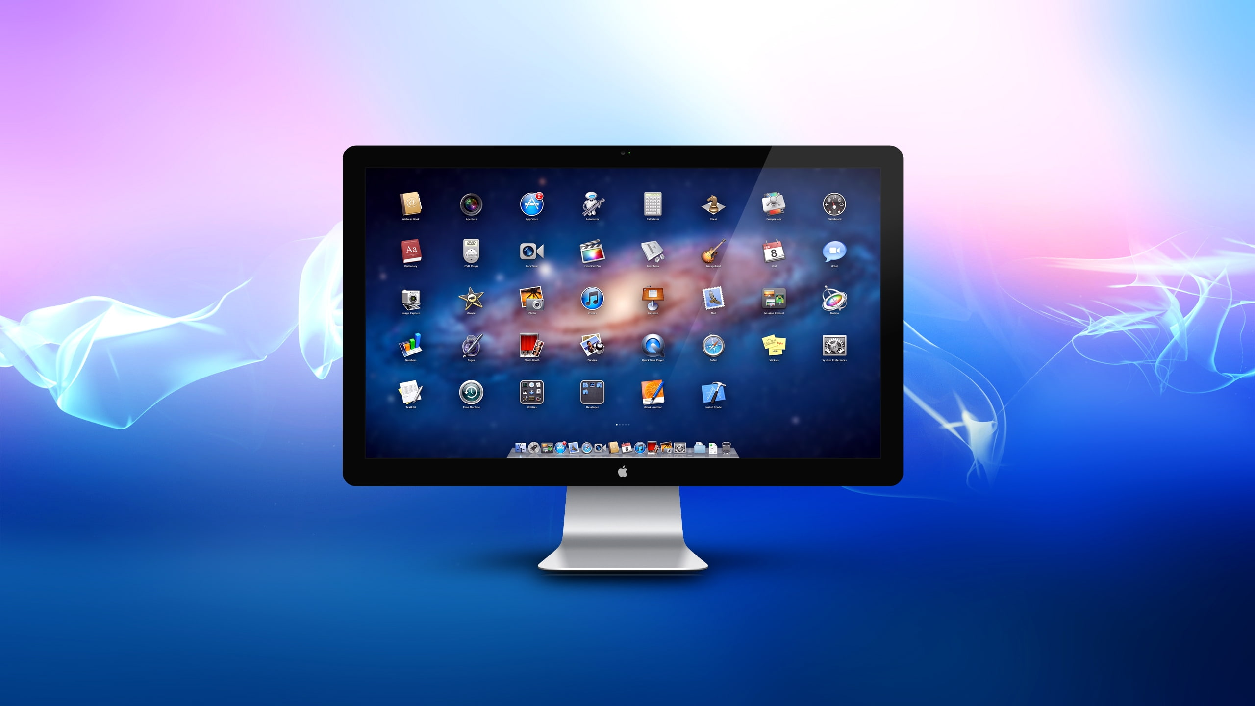 cinema, tech, apple, lcd, display, 2K, monitor, HD Wallpaper