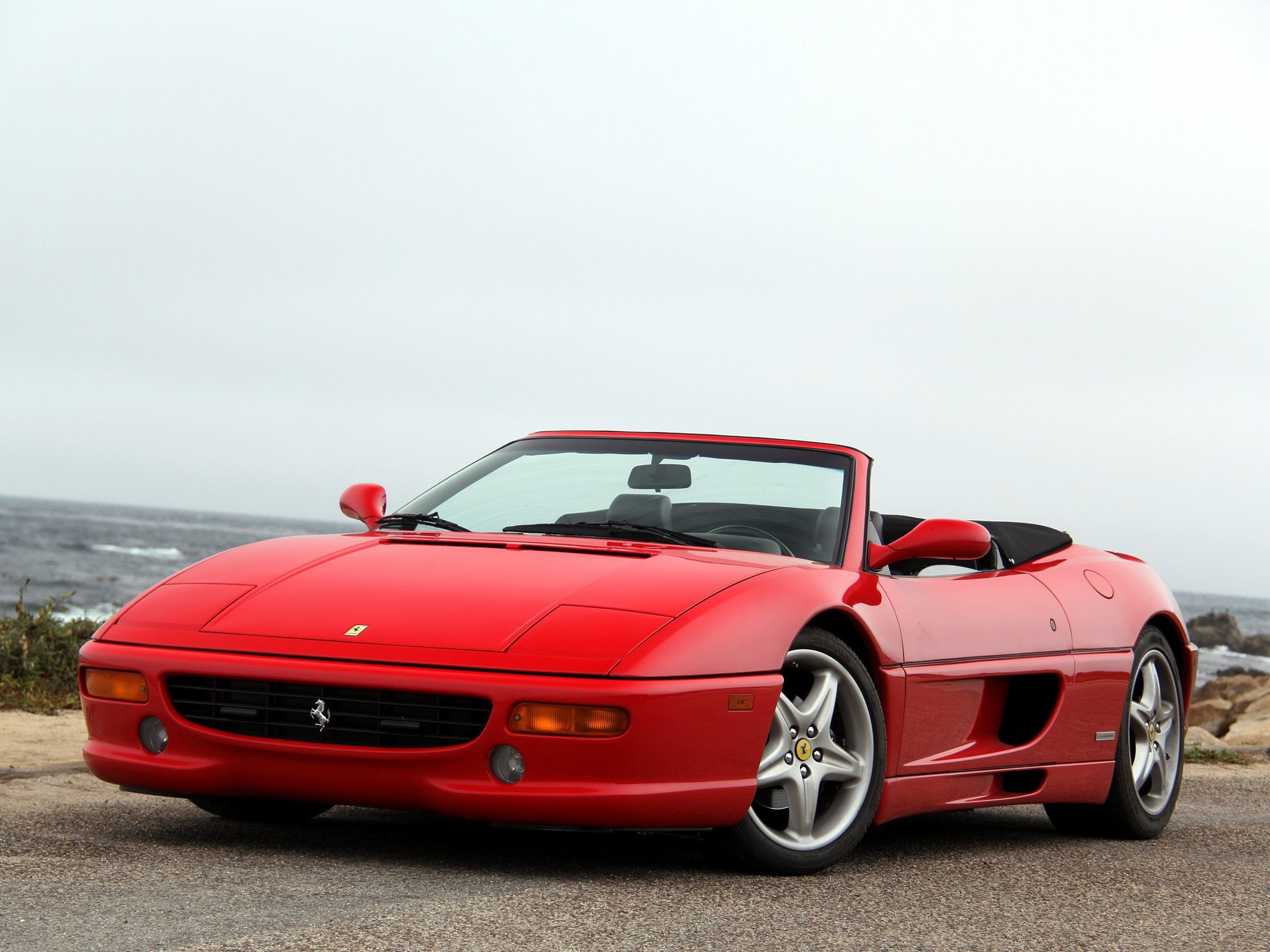 us-spec, f355, spider, supercar, 1080P, ferrari, HD Wallpaper