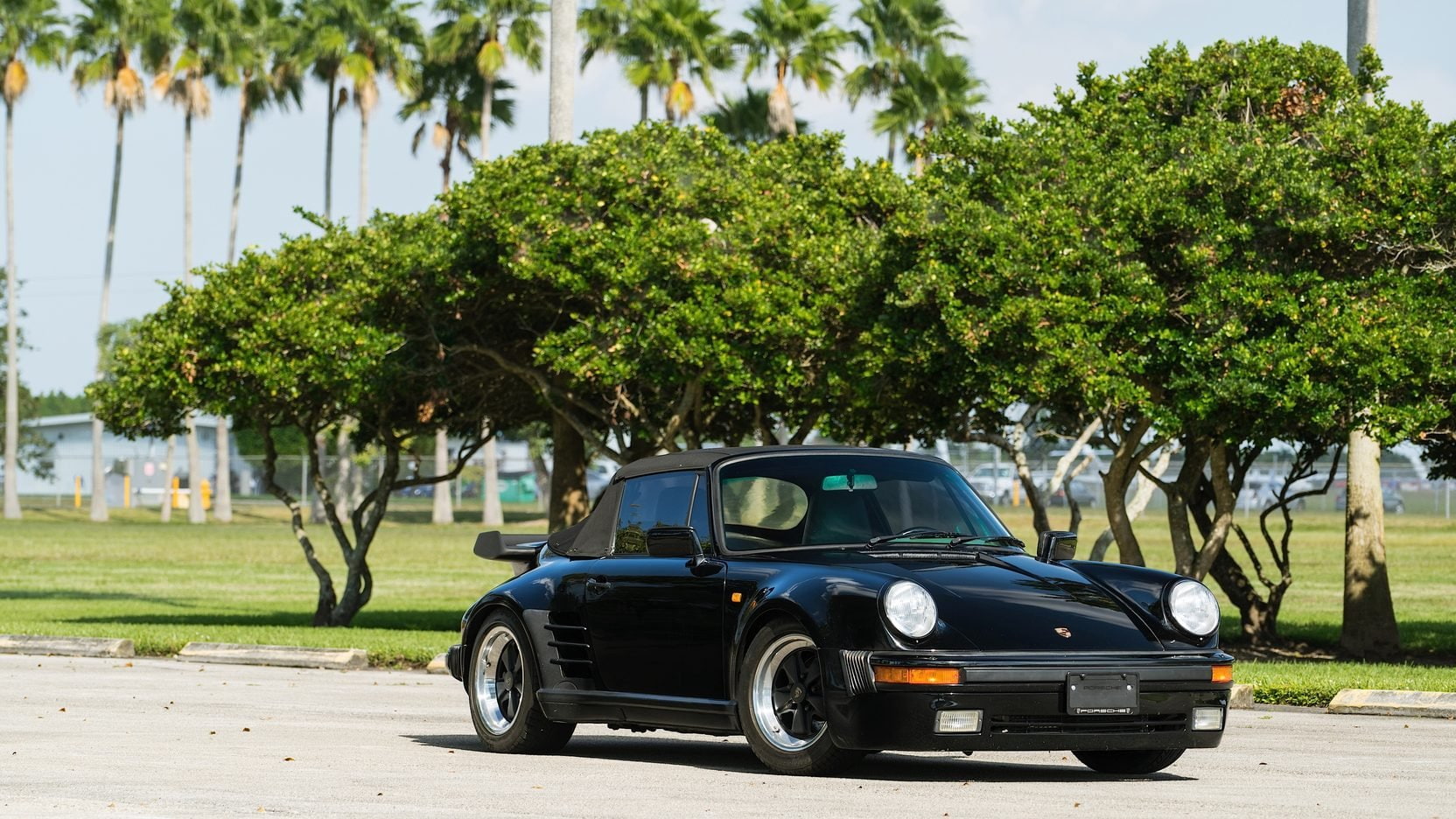 black, cars, 1989, turbo, 930, porsche, cabriolet, 720P, HD Wallpaper