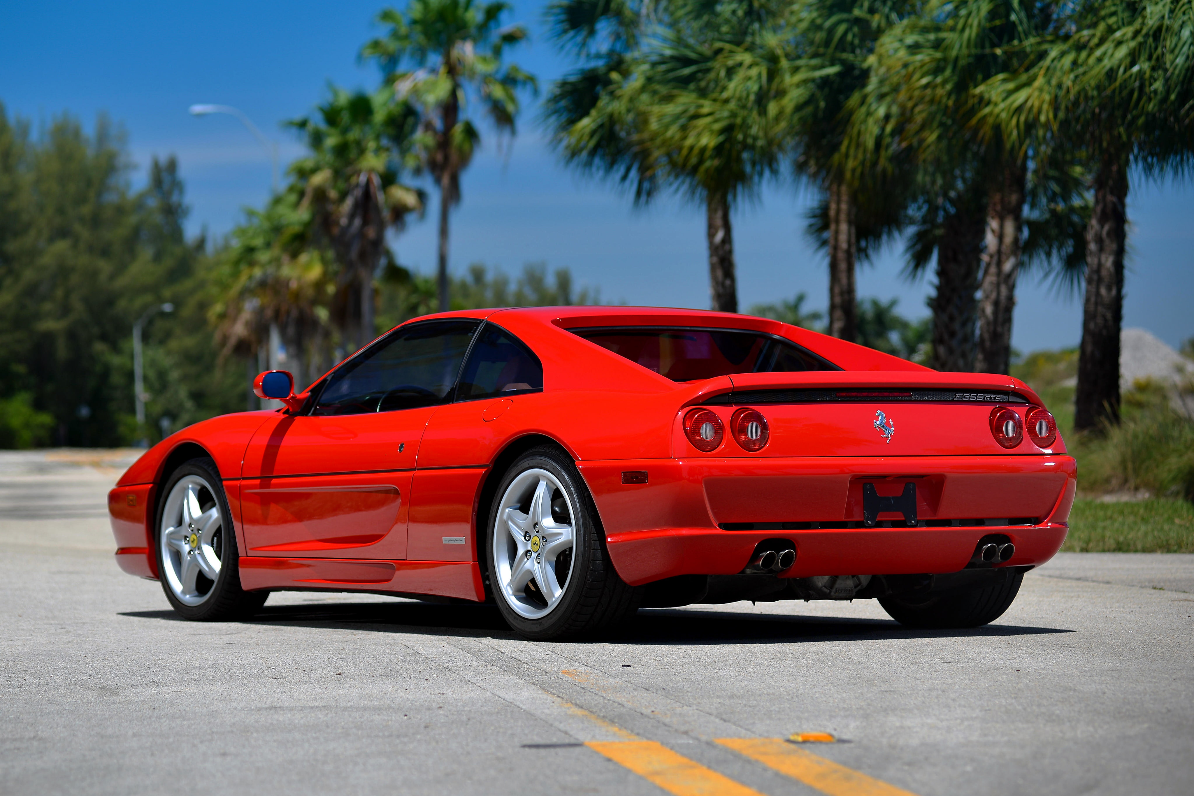 Ferrari, F355, 4K, supercar, GTS, 1994, HD Wallpaper