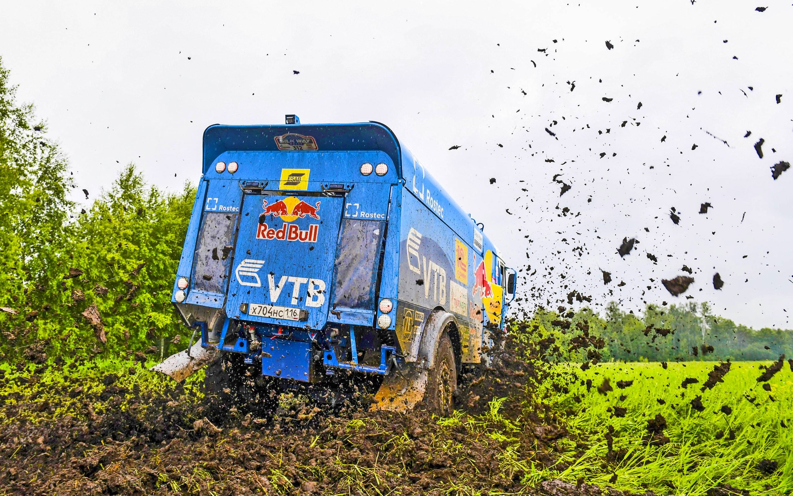 2K, vehicle, sport, Truck, numbers, Rally, dirt, racing, HD Wallpaper