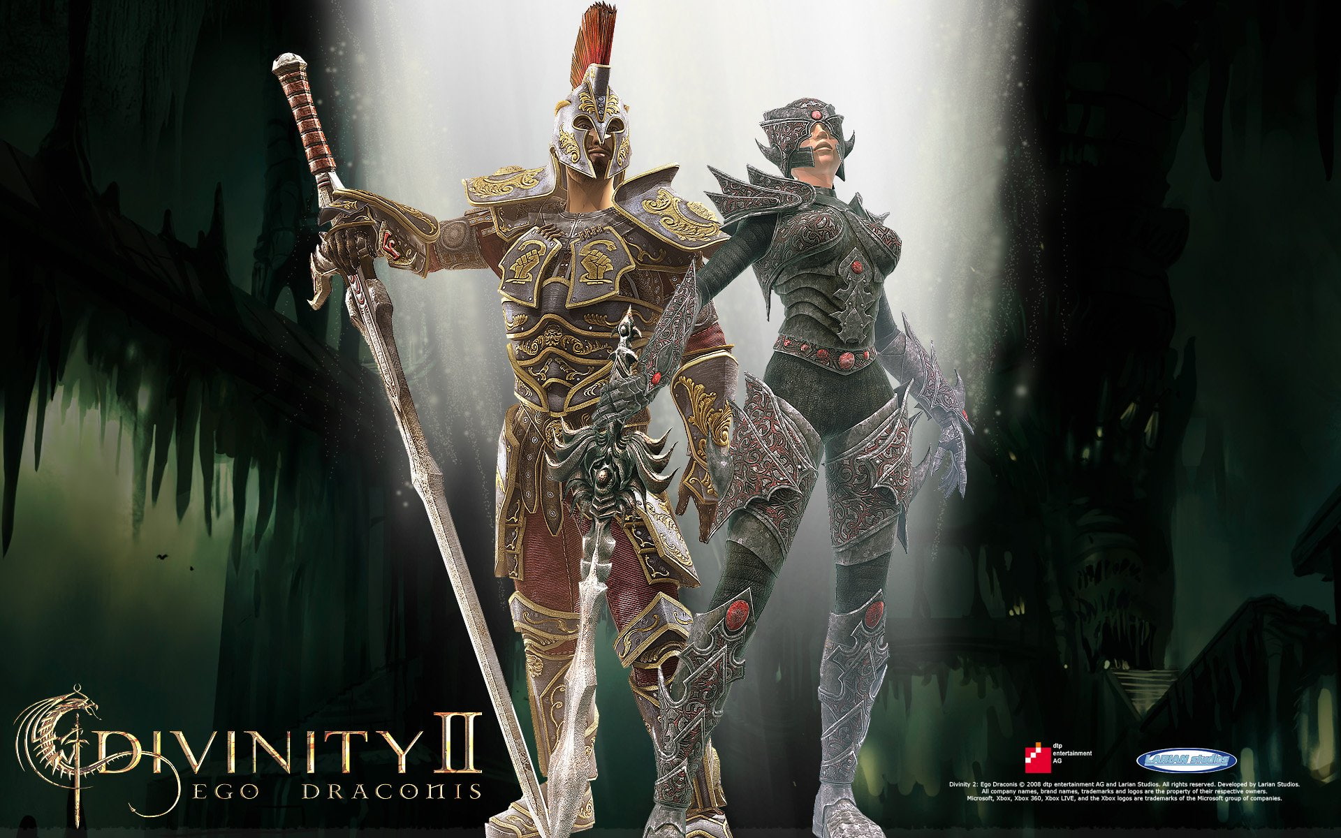 sci fi, rpg, fantasy, divinity, adventure, knight, dragon, strategy, divinity ll, 1080P, HD Wallpaper