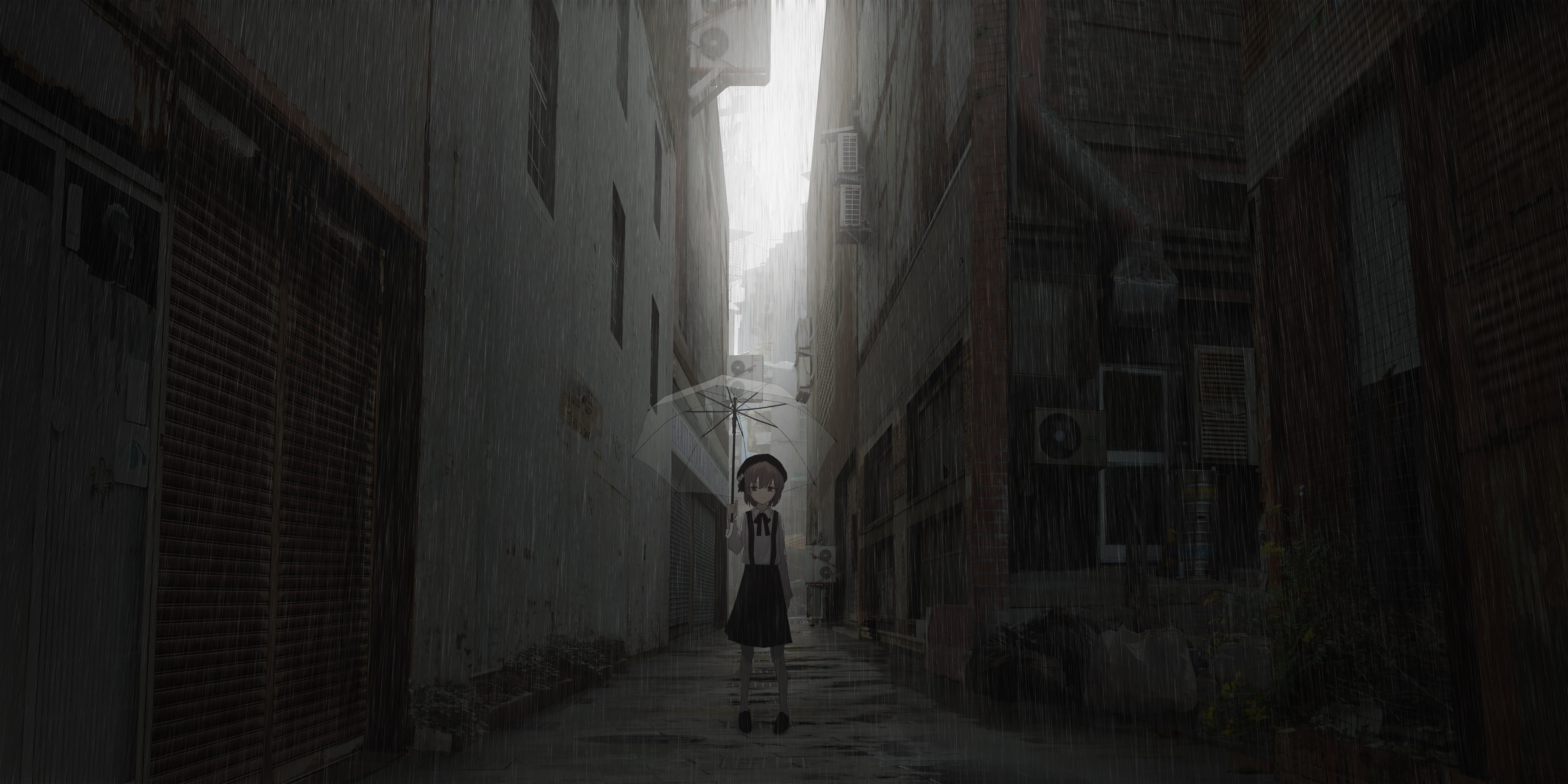 anime vectors, anime girls, 5K, HD Wallpaper